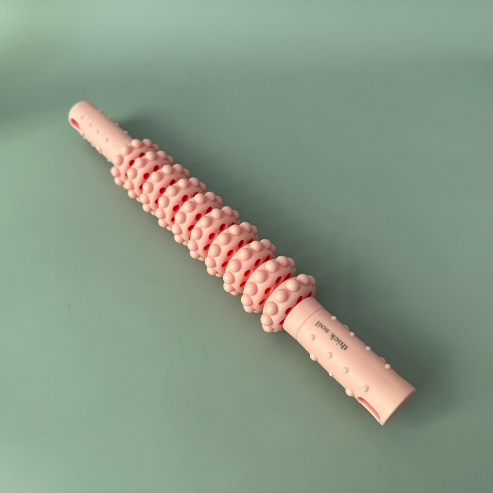 thick soil Massage Sticks, Manual Massage Stick with Multi-Wheel Roller Balls