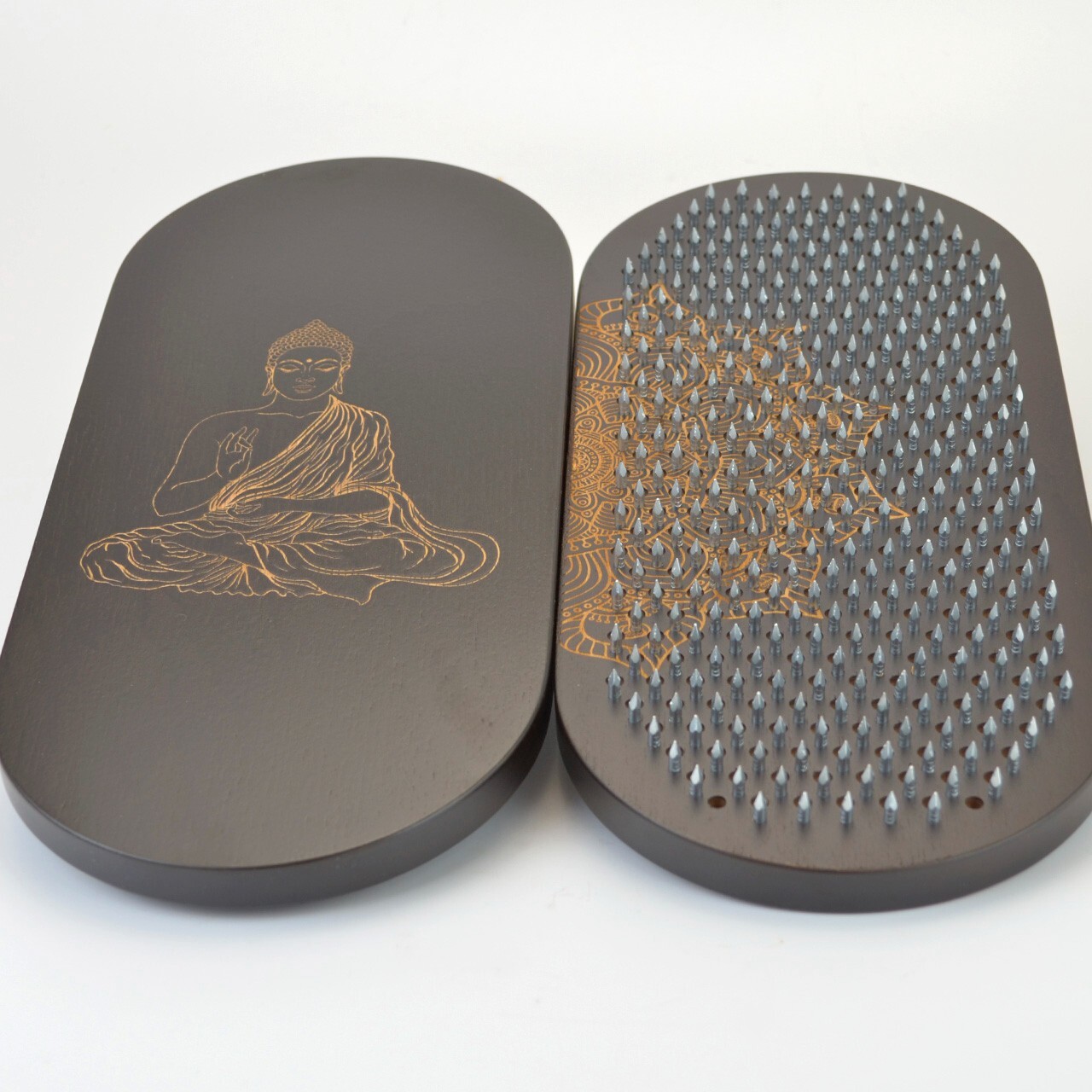 Sadhu Board Engraving Buddha and Mandala Galvanized Nails 10 mm/0.4 inch