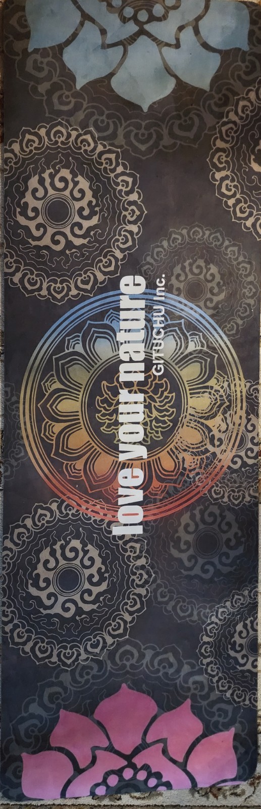 Thick digital printed suede Yoga/exercise mat