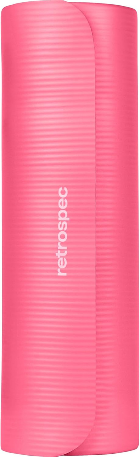 Solana Yoga Mat Thick 1/2In Non-Slip Workout Mat with Nylon Strap – 72X24In Exer