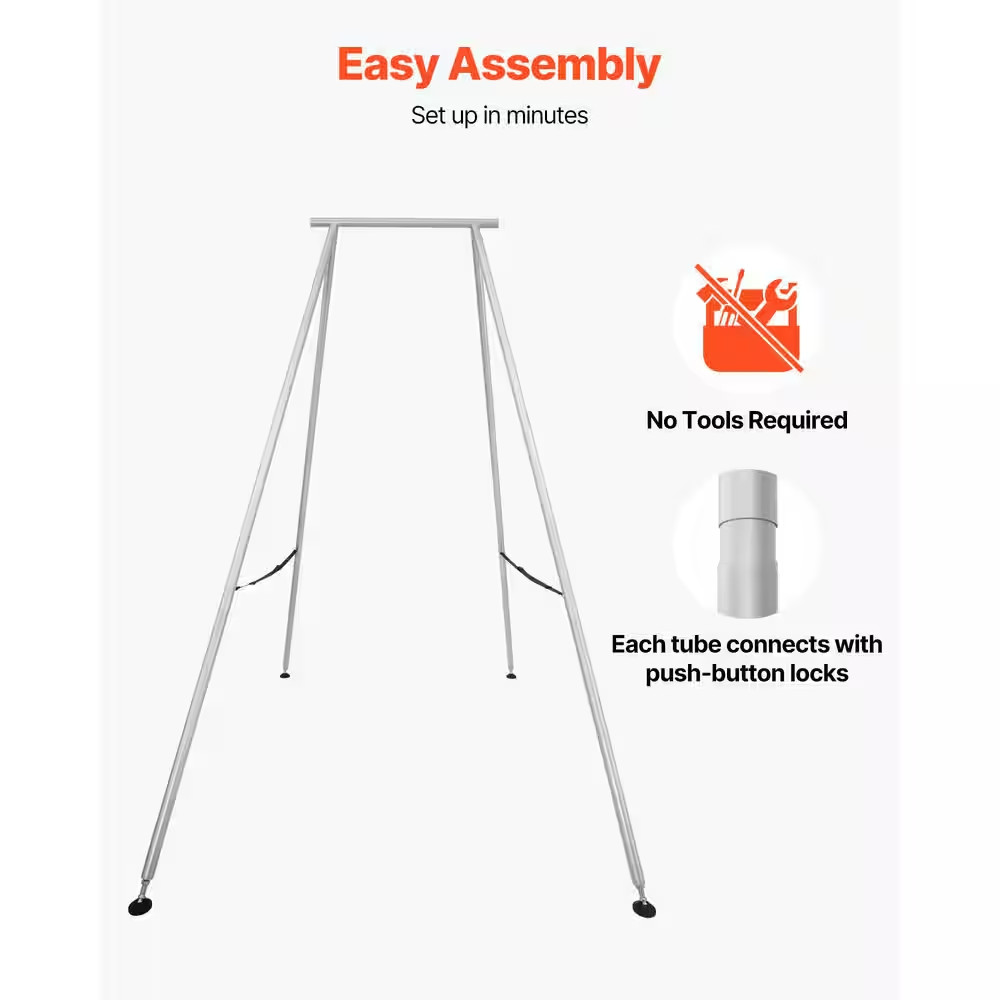 Yoga Stand Frame 9.6 Ft. Length Swing Stand, Max 551.2 Lbs. Load Triangular Stru
