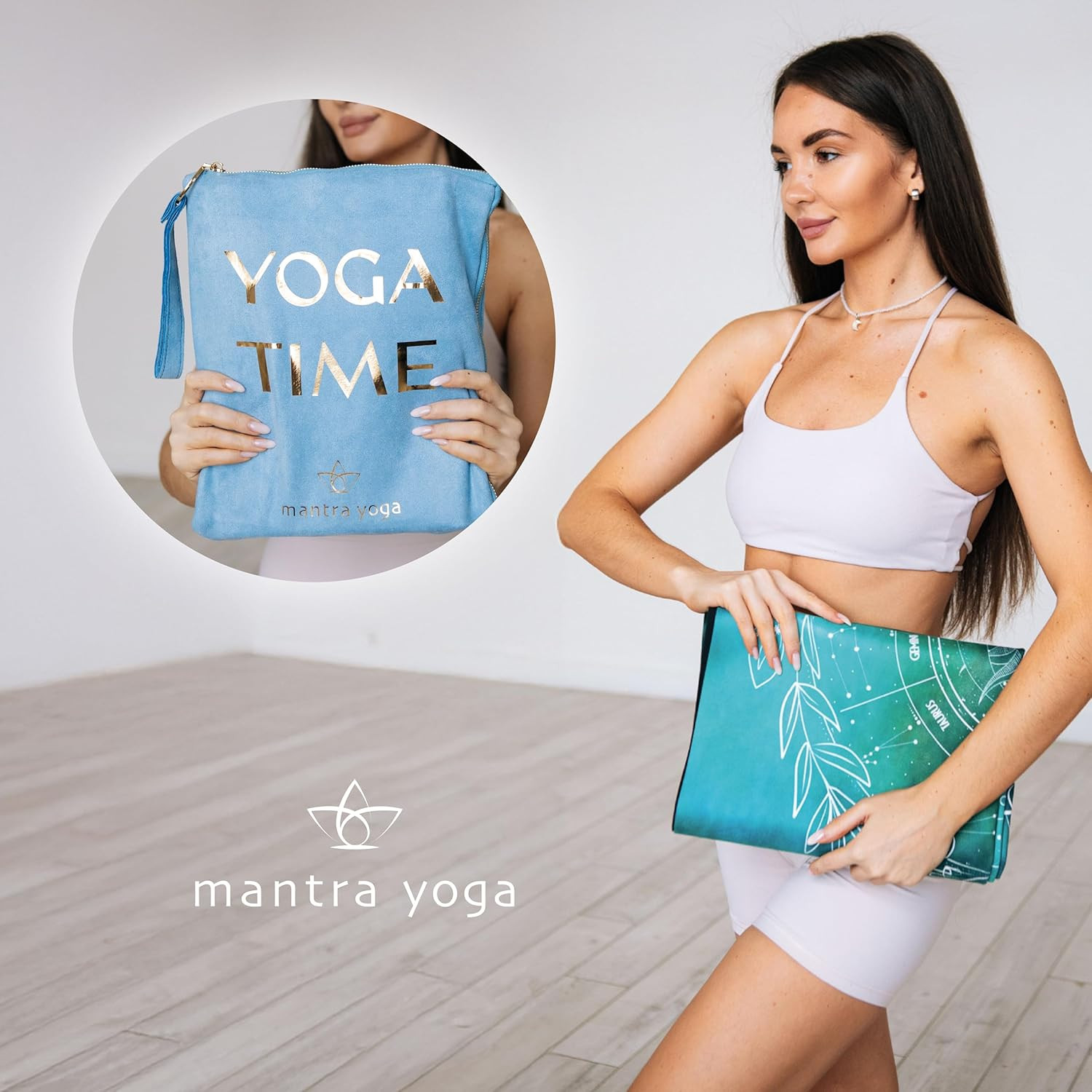 Eco-Friendly Foldable Yoga Mat with Knee Pad – Lightweight & Portable 72&Prime;x24