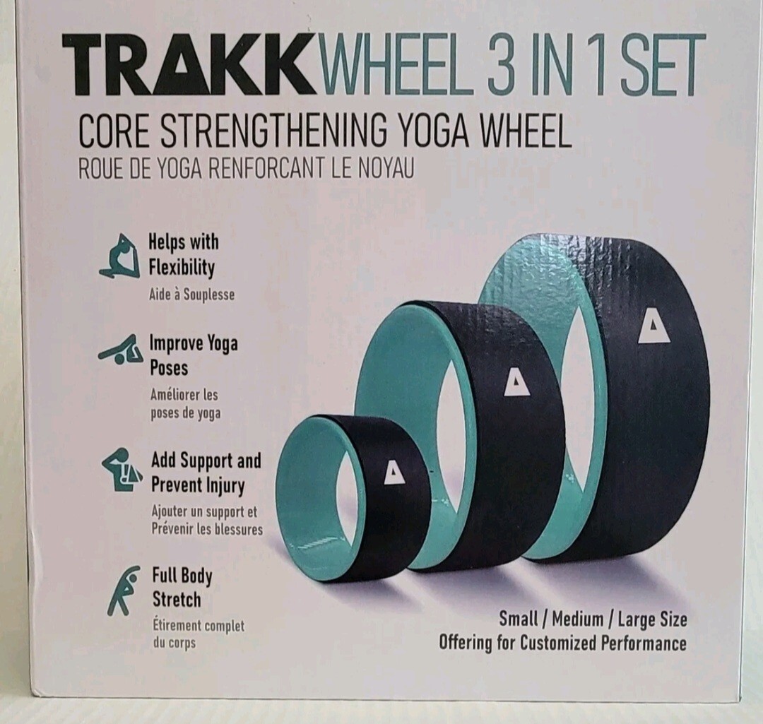 Traakk 3in1 Yoga Wheel, Set of 3