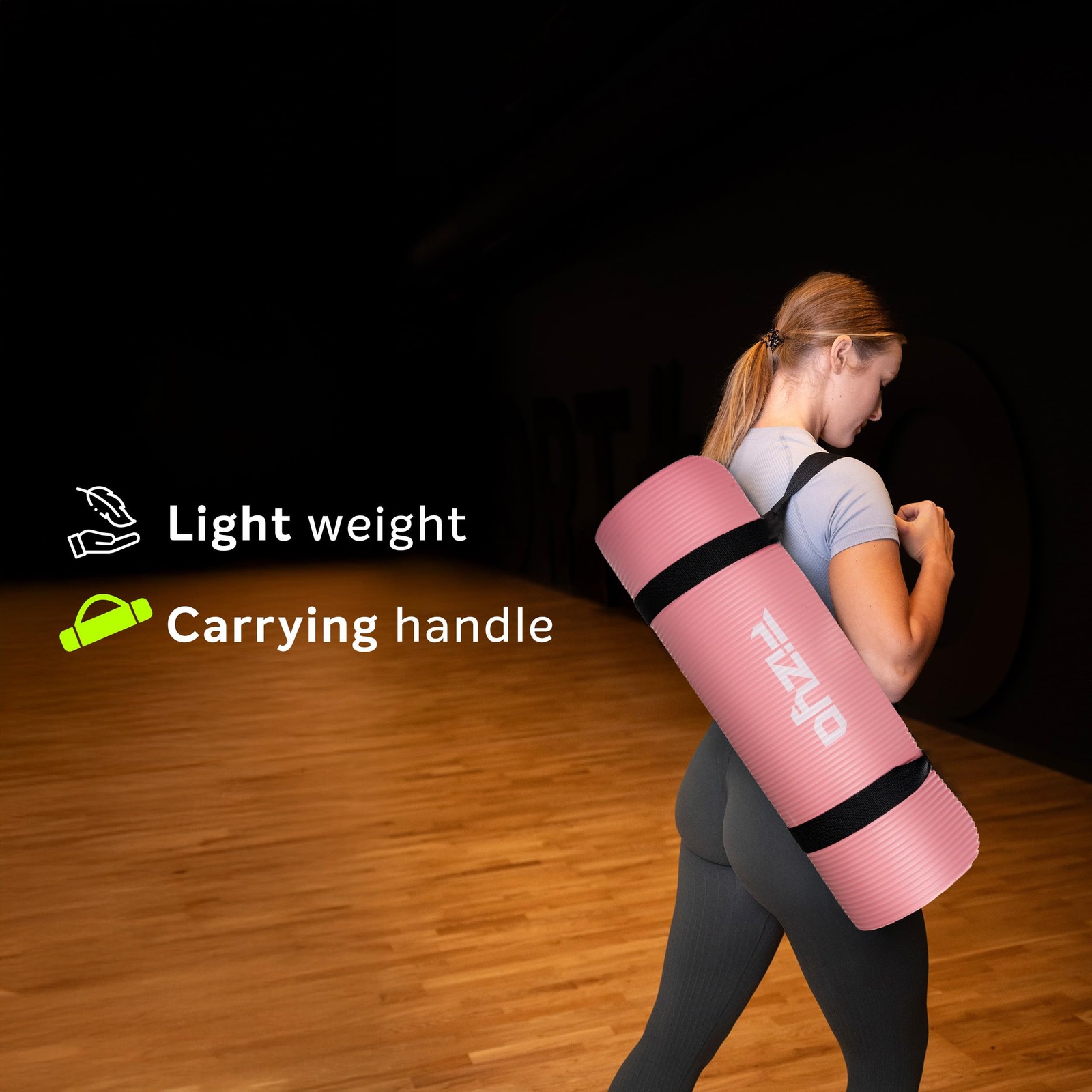 Non Slip Yoga Mat NBR Foam 190x100x1.5cm – Extra Large Fitness and…