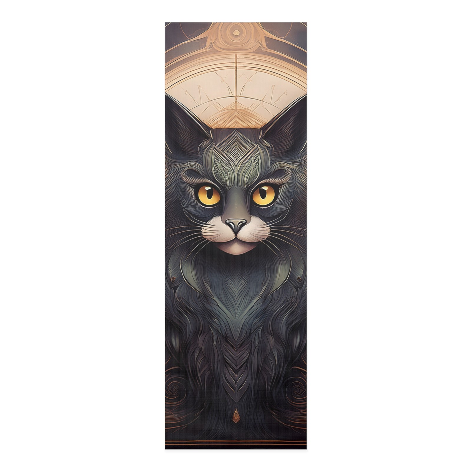 Elegant Yoga Cat Foam Mat Stylish Exercise Yoga Lover Gift Meditation Home Decor