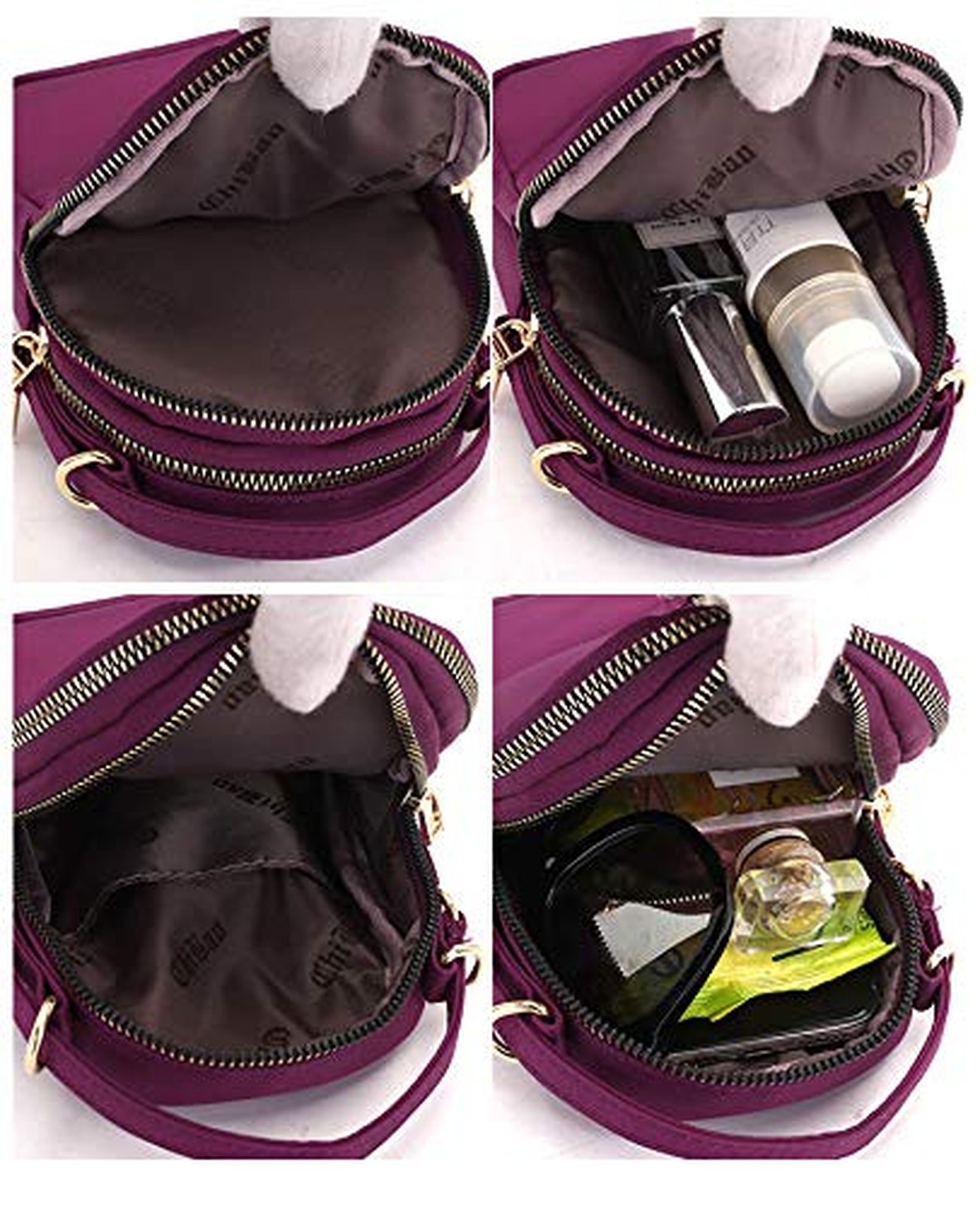 Small Women Travel Crossbody Bag Cell Phone Purse Pouch Handbags Waist Wallet…