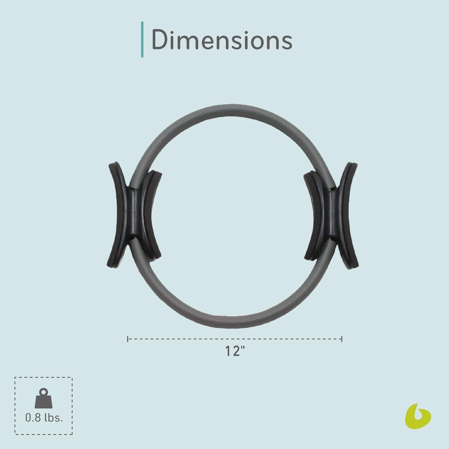 Durable 12-Inch Pilates Fitness Circle for Home and Studio – Women&rsquo;s Edition