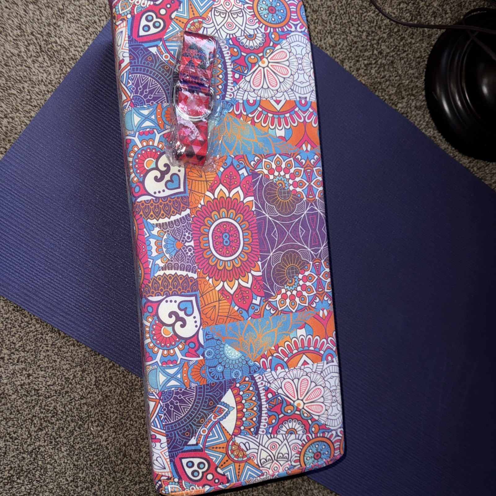 Yoga Bolster Pillow Rectangular Restorative Meditation Pillow And Belt