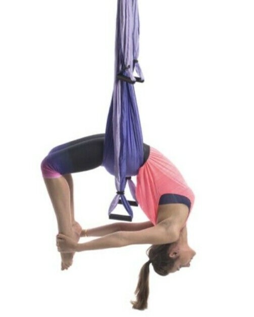 US Large Solid Aerial Yoga Swing Sling Hammock Hanging inversion Trapeze+Bag NEW