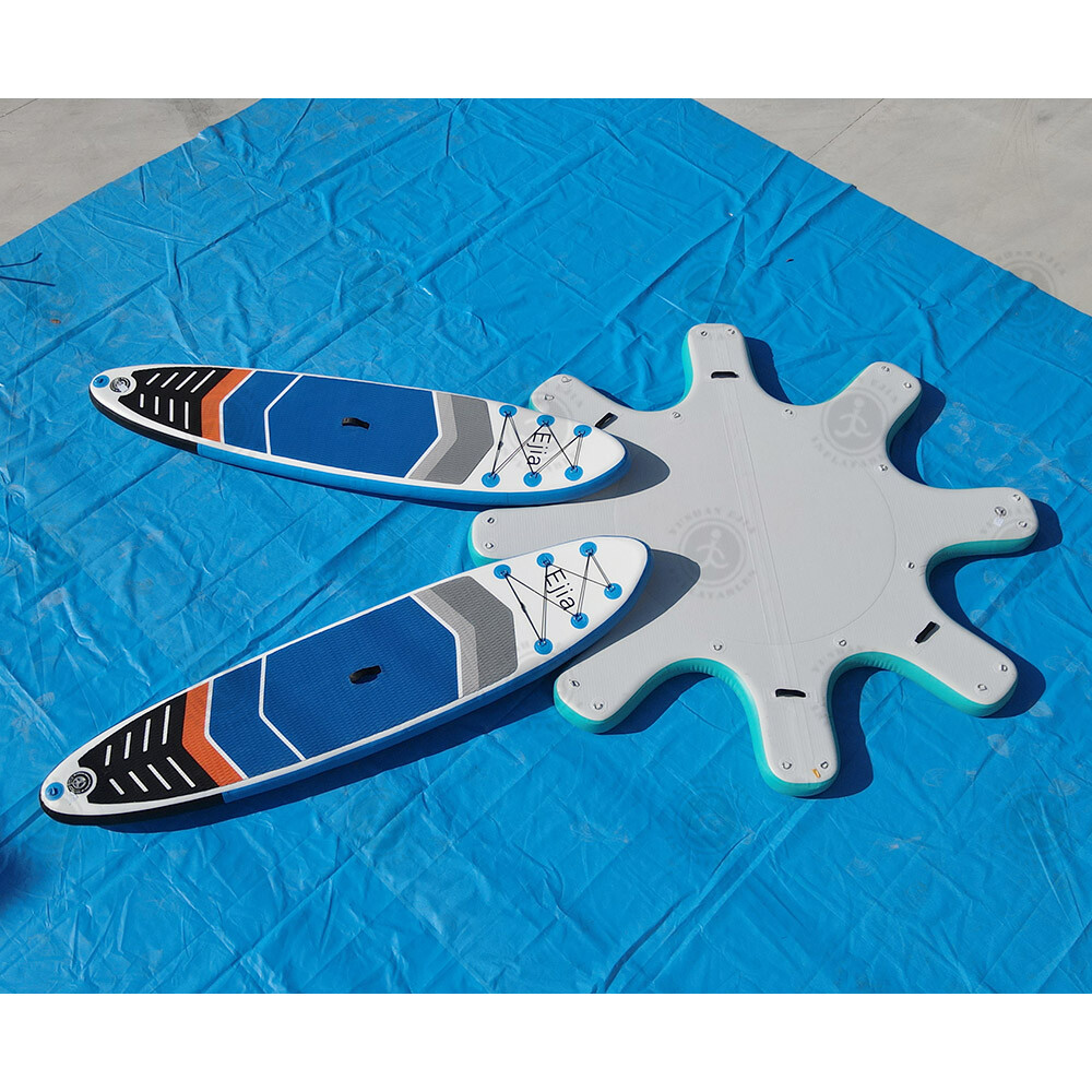 NEW DWF 9&rsquo;6&Prime; Inflatable Yoga Dock Platform For Yoga Fitness Ocean Sea