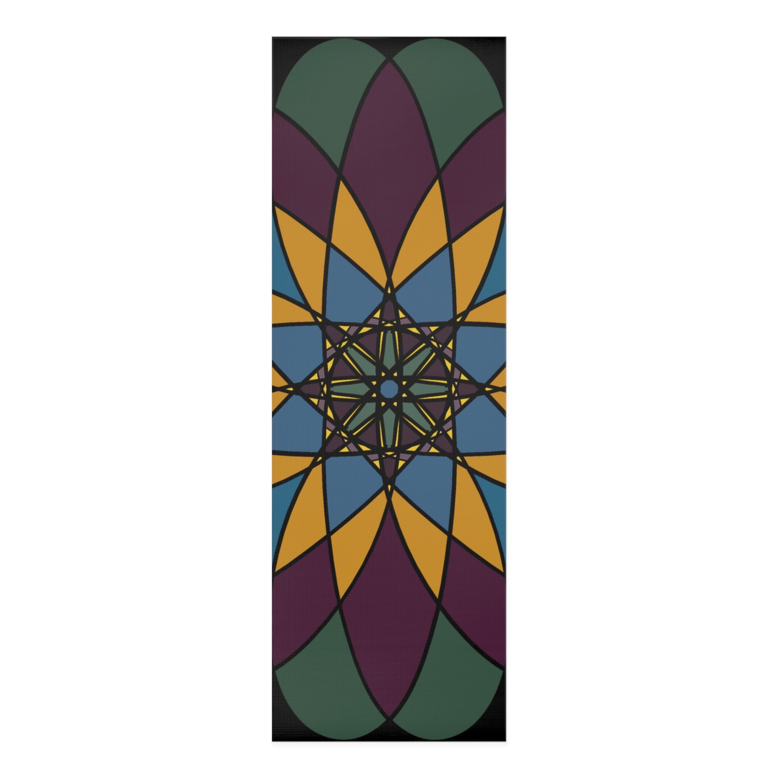 Mandala Foam Yoga Mat Eco-Friendly Exercise Mat Fitness Meditation Gift Yoga