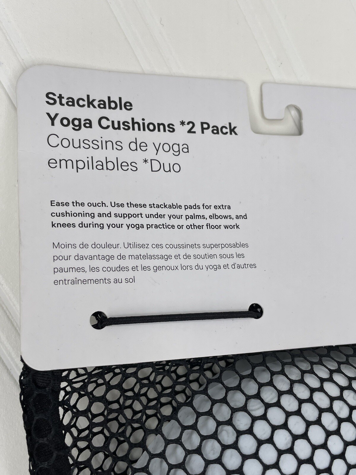 NWT Lululemon Stackable Yoga Cushions with Drawstring Mesh Bag
