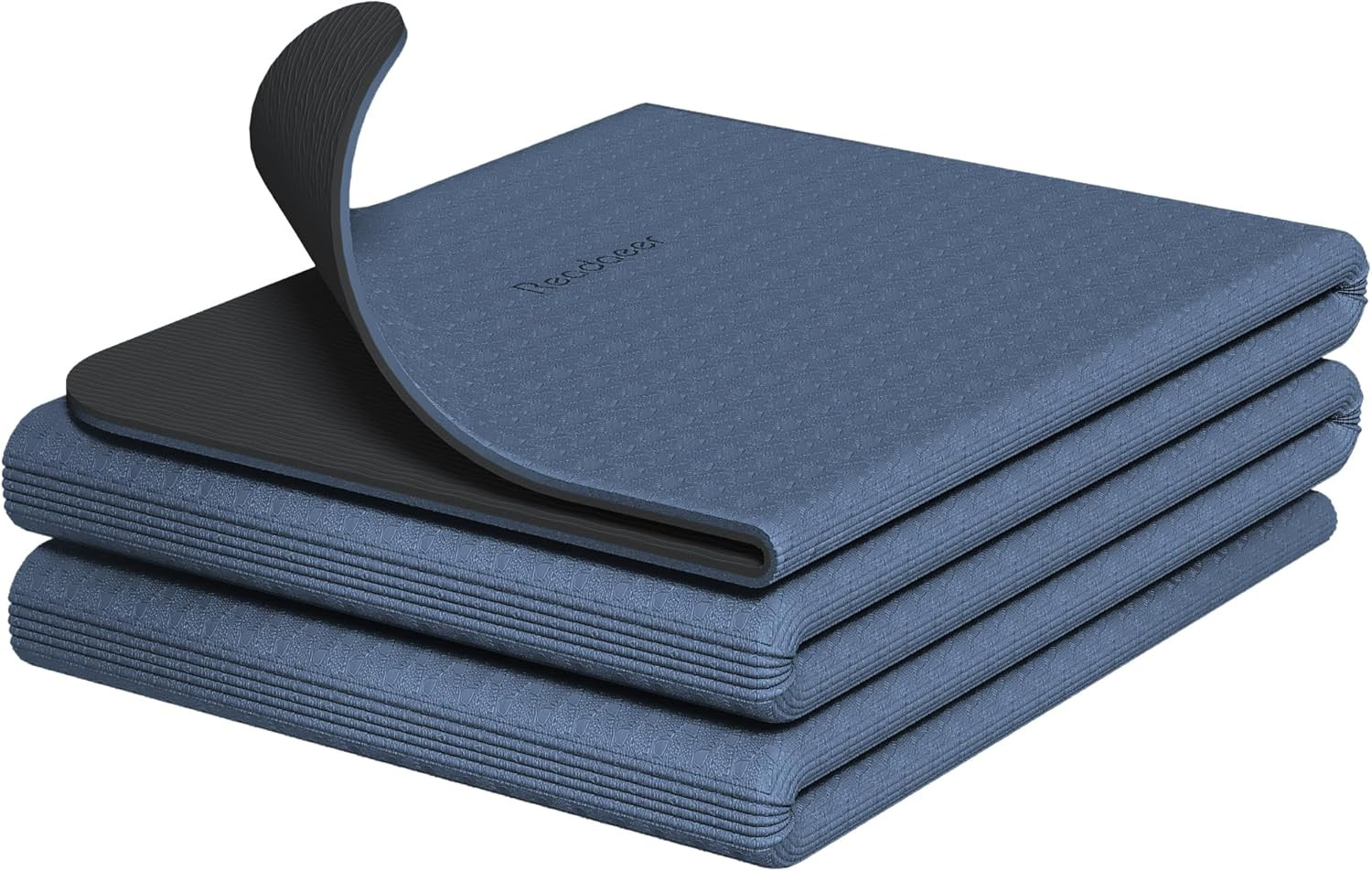 Foldable Yoga Mat for Travel Folding Yoga Mat 6Mm Thick with Carrying Bag, Non-S