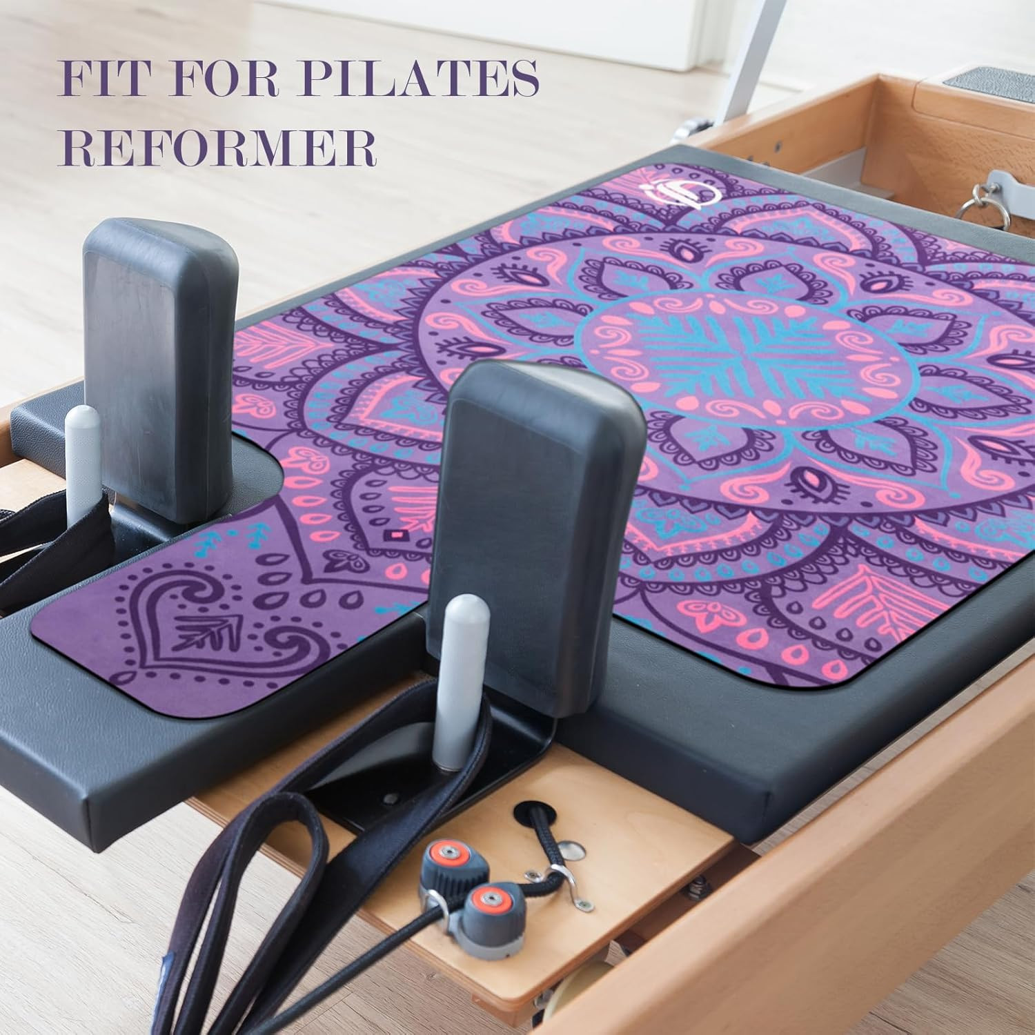 Pilates Reformer Machine Mat, Non Slip Pilates Reformer Cover Lightweight Foldab