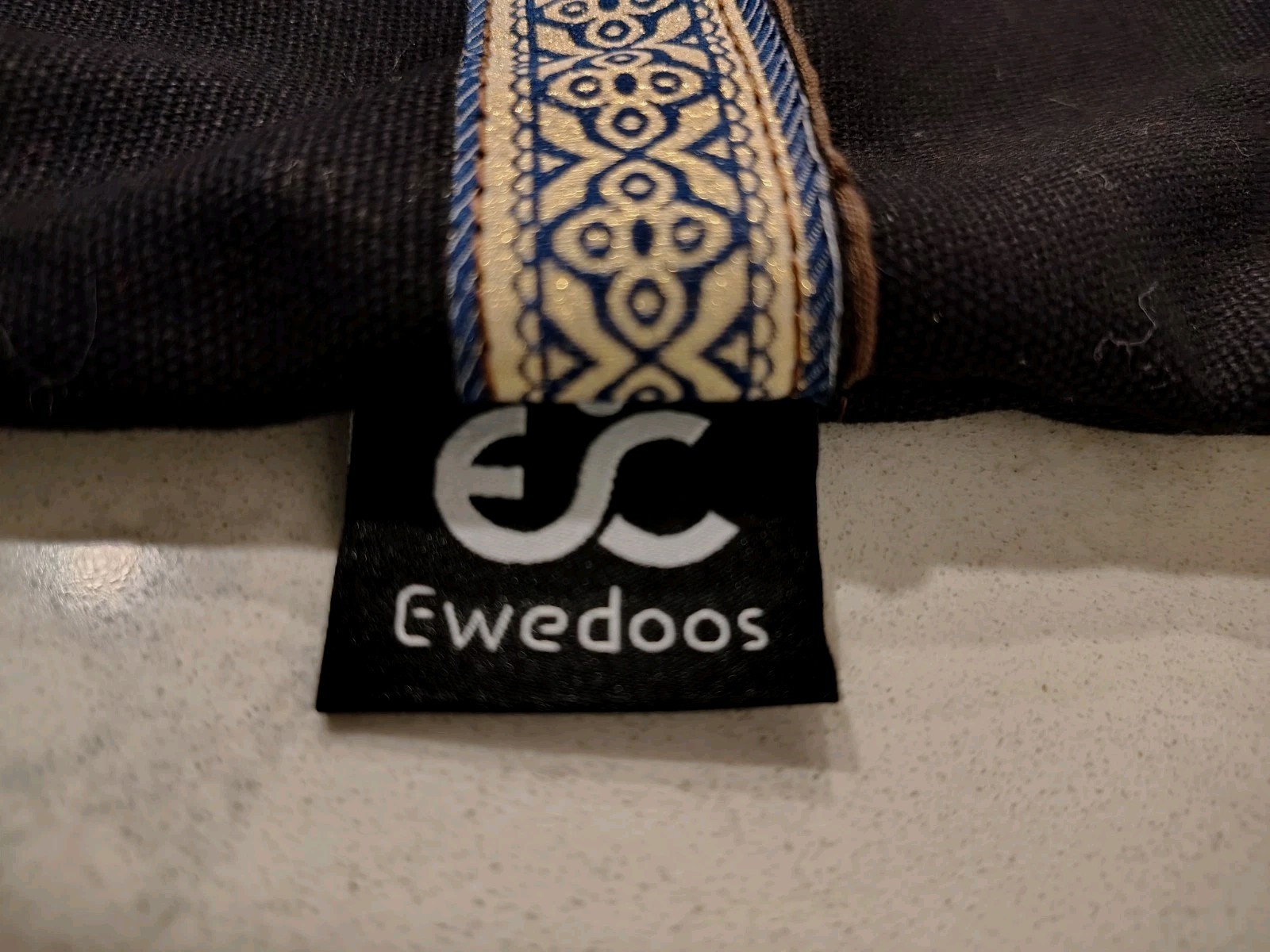 Ewedoos Yoga Mat Bag Canvas Sling Carrier with Pockets