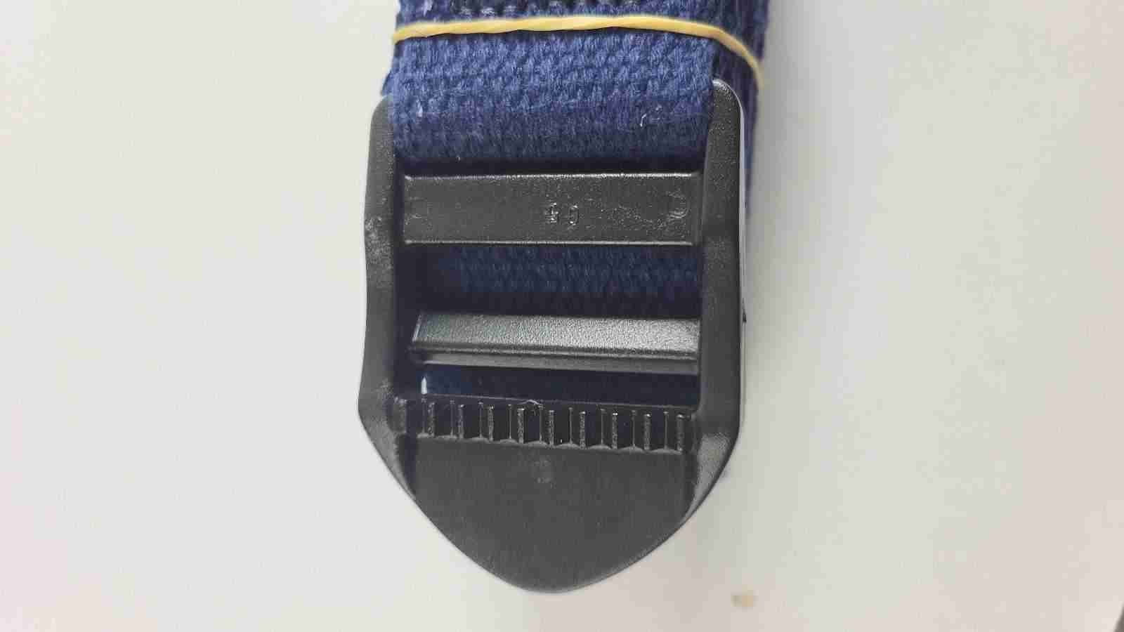 2X Lot – Navy Blue Barefoot Yoga Practice Straps – Cinch Buckle