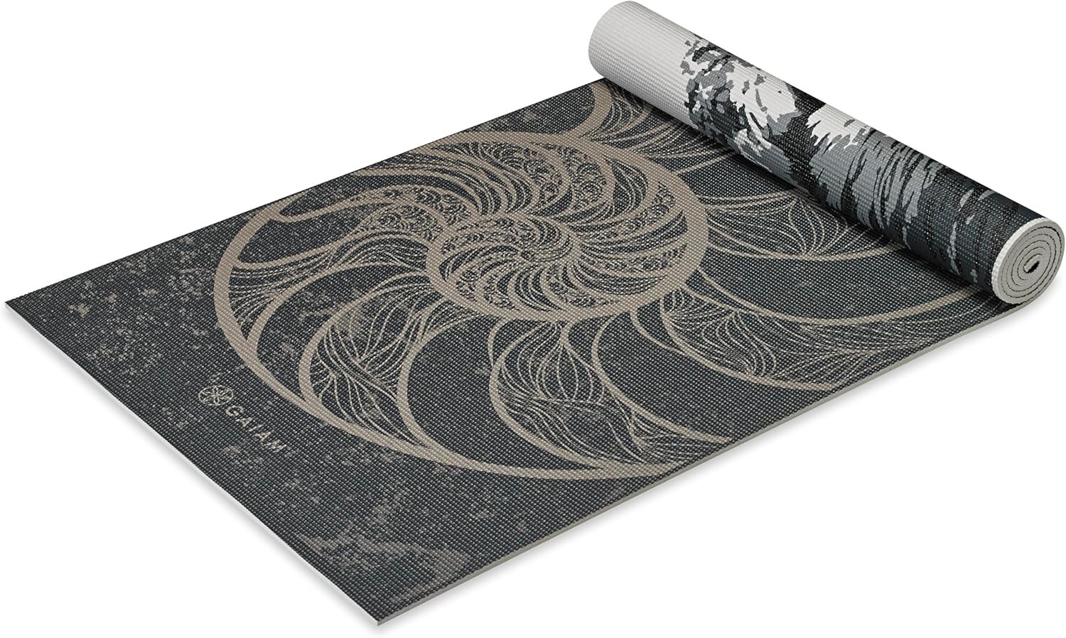 Yoga Mat – Premium 6Mm Print Reversible Extra Thick Non Slip Exercise & Fitne