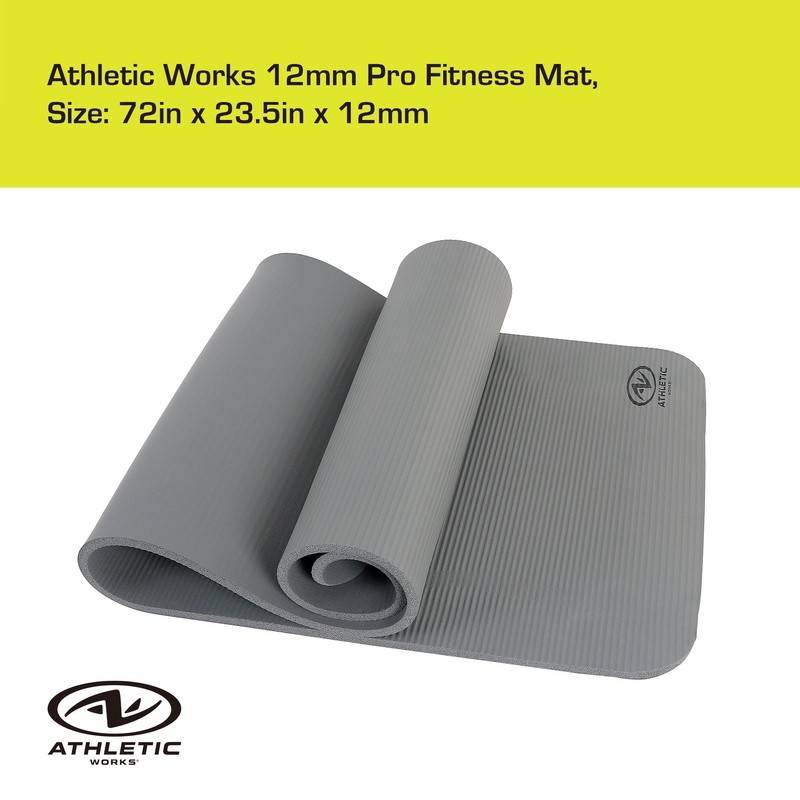 Extra Thick 12mm Non-Slip Fitness Mat Yoga Exercise Folding Portable Trainer New
