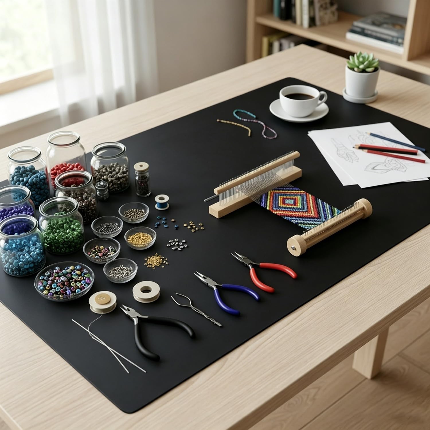 Extra Large Silicone Mat for Kitchen Counter 36&Prime; x 24&Prime; Silicone Table Mat for…
