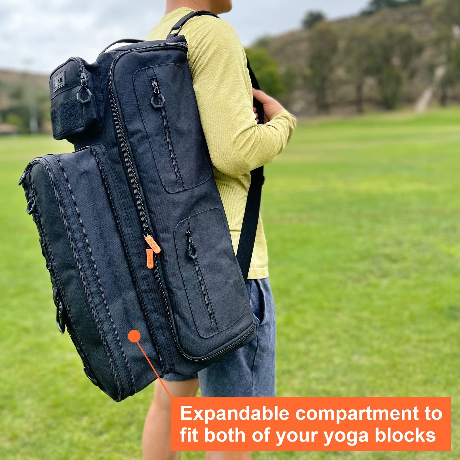 Tactical Inspired Yoga Bag for Adult Men. Heavy Duty Yoga Bags and Carriers F…