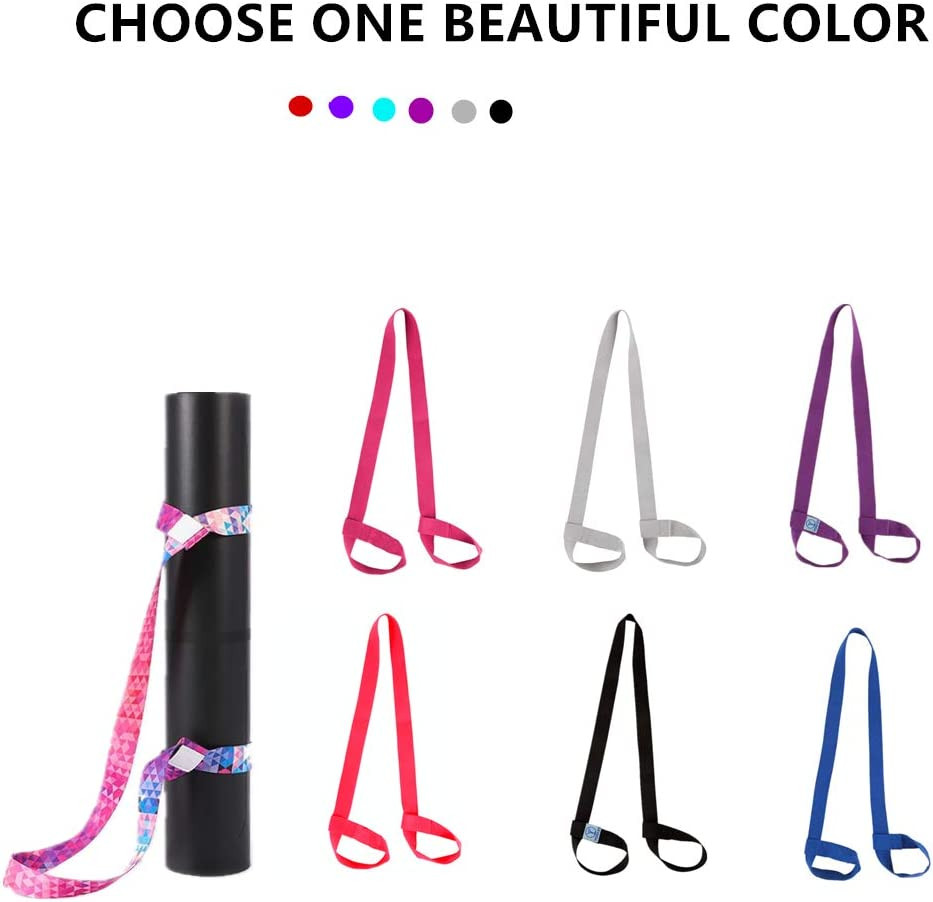 Yoga Mat Carrier Strap, Adjustable Thick Straps Sling for Carrying Large Mats, S