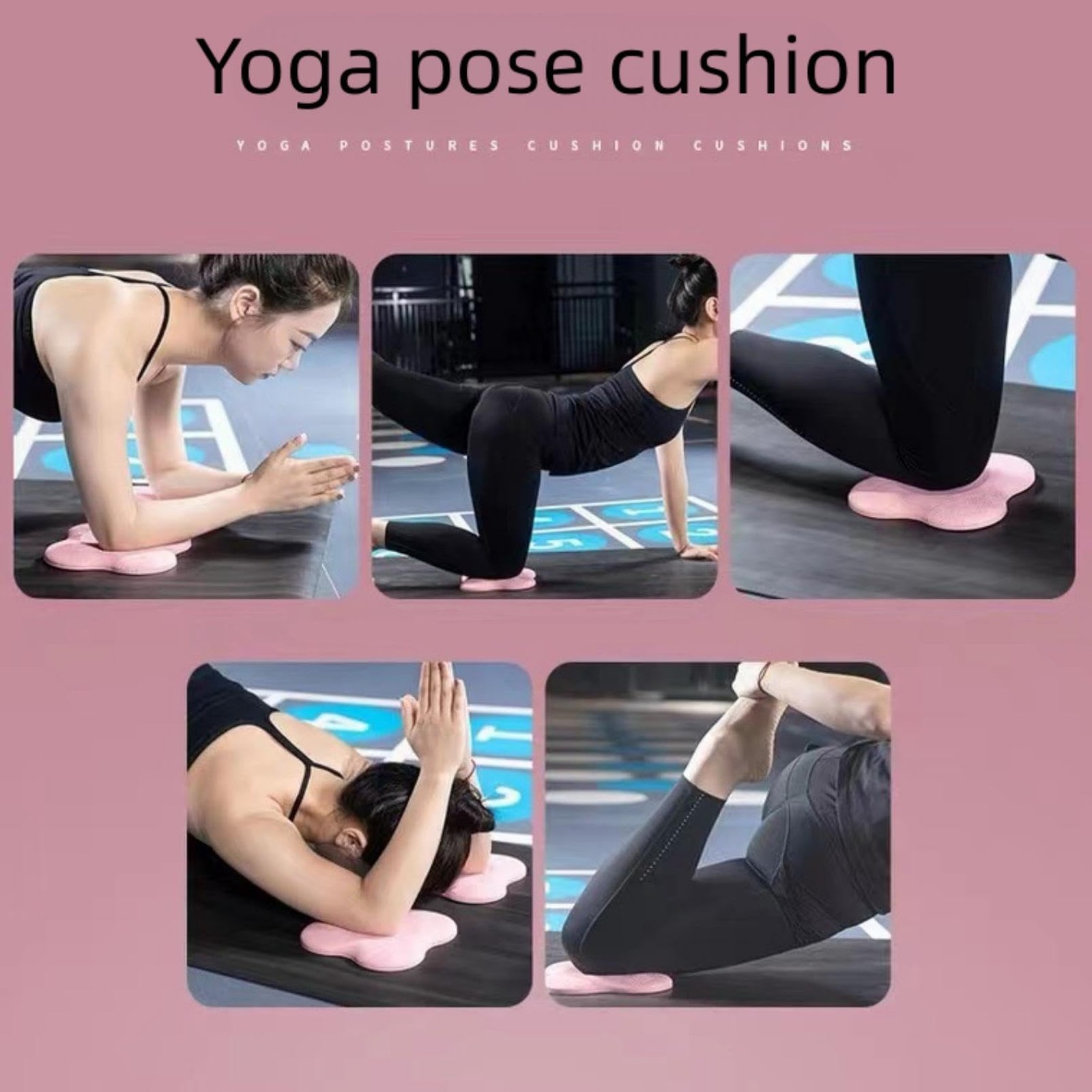 2 Pack Yoga Knee Guards Male Female Props Accessories Fitness Pilates Pads