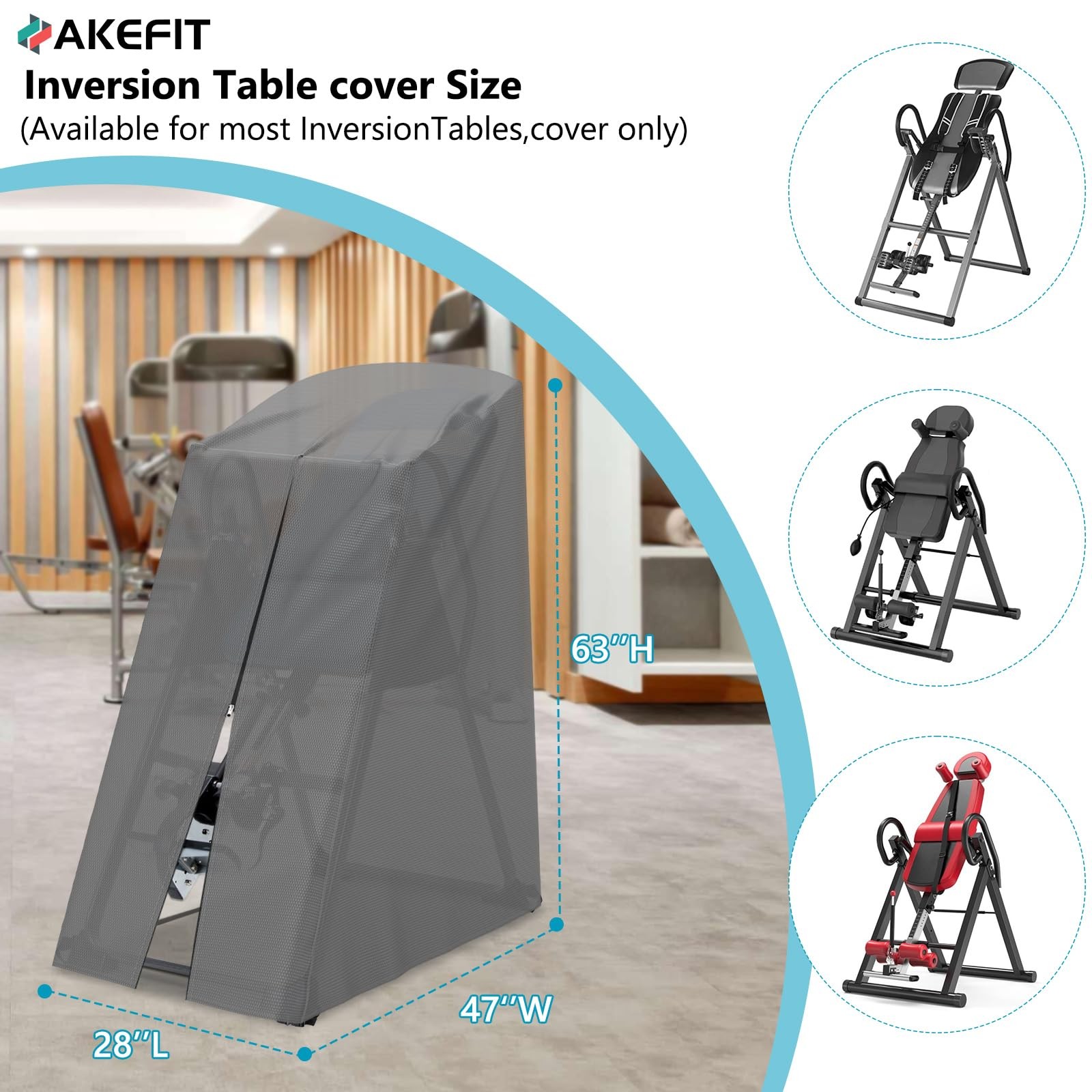 Inversion Table Cover – Dustproof and Waterproof Inversion Equipment Protecti…