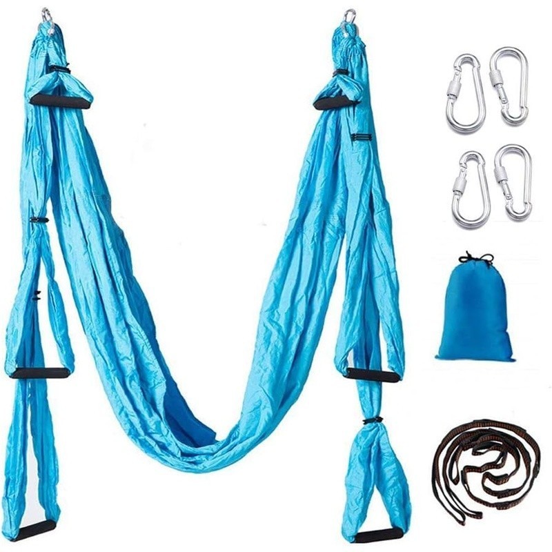 Aerial Yoga Swing Trapeze Indoor Outdoor Therapy Strength Fitness Sling New