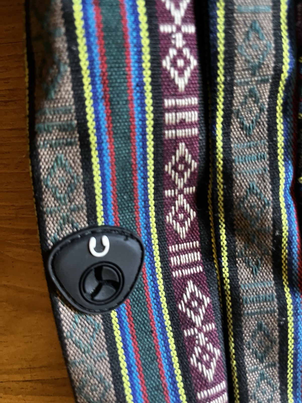 Aurorae Multicolor Patterned Canvas Yoga Mat Bag Zip Closure Adjustable Strap