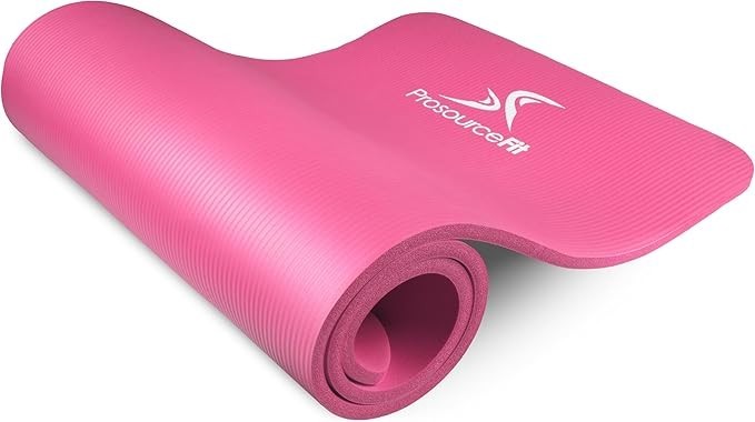 Extra Thick Yoga Mat 1/2 Inch 71×24 Inch NBR Foam Exercise Mat with Carrying
