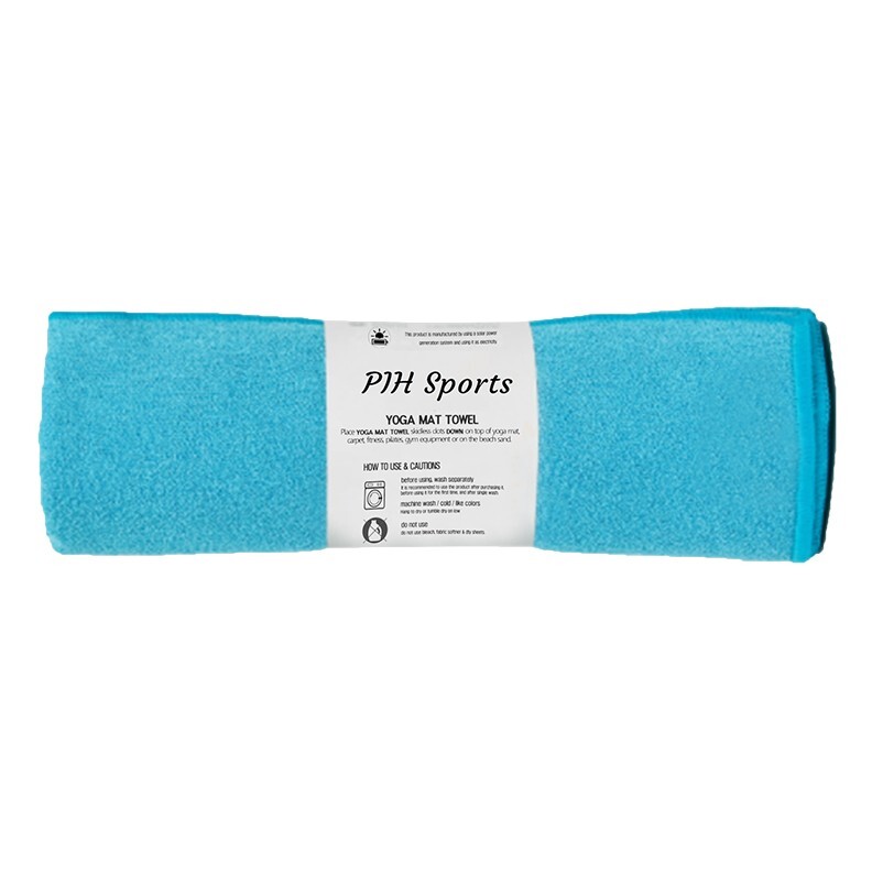 Yoga Beach Mat Towel Recycled Microfiber Quick Dry Gym Picnic Sand Blanket 24×68