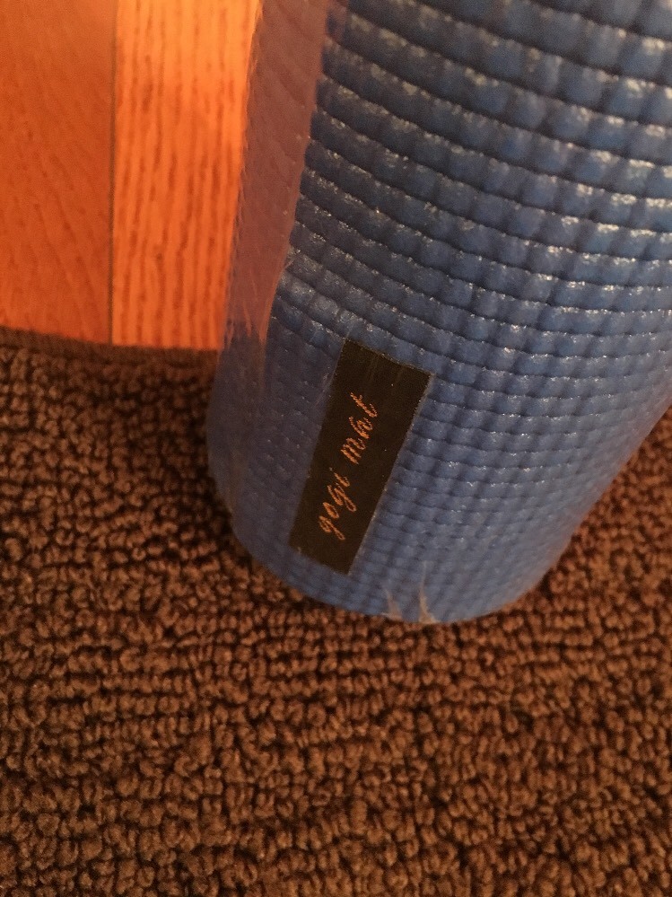 New Wai Lana Yoga Mat Blue 1/8&Prime; H X 24&Prime; W X 68&Prime; L