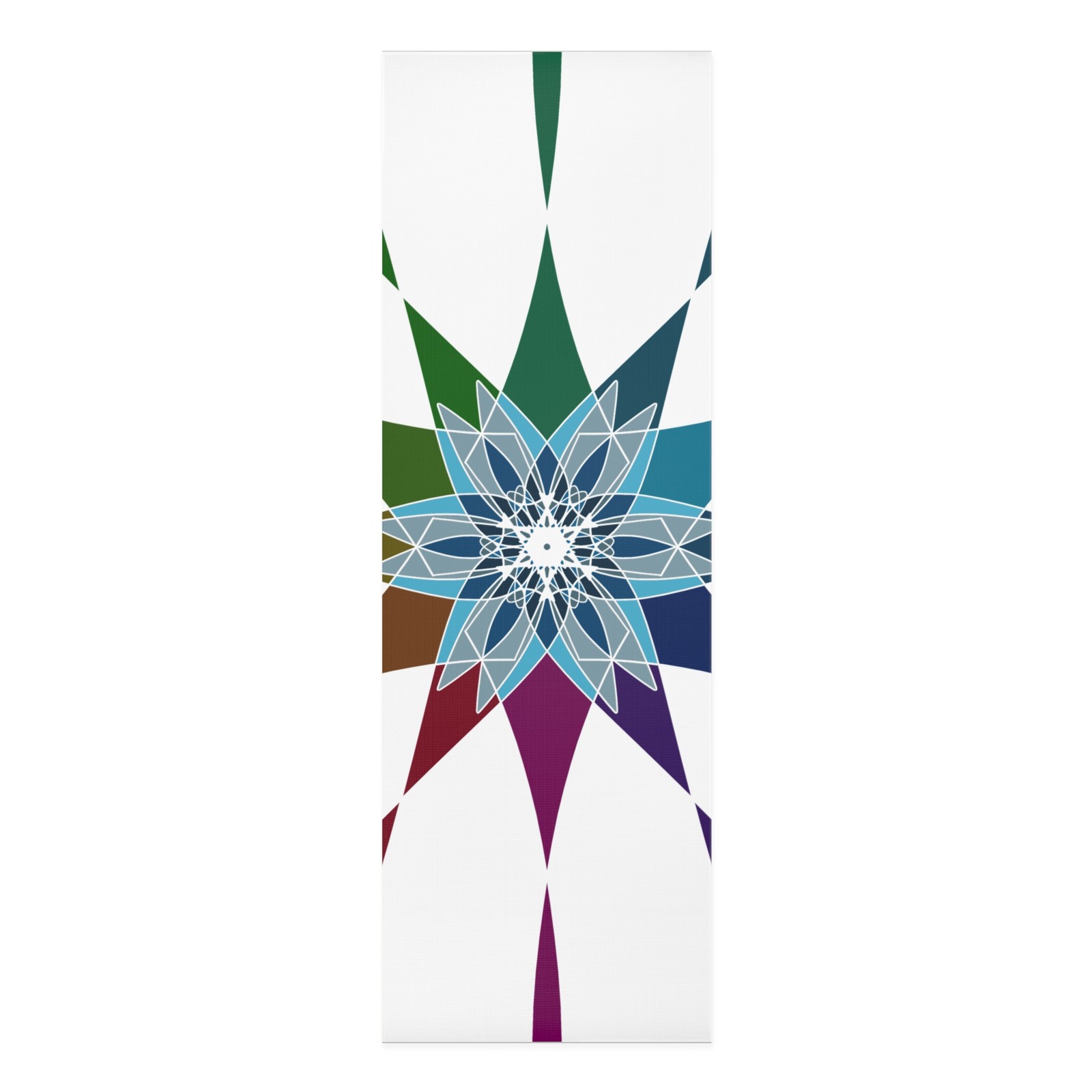 Colorful Mandala Foam Yoga Mat Non-Slip Fitness Workout Stretching Gear Relax