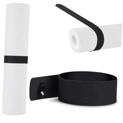 Yoga Mat Carrier Strap, Adjustable Thick Straps Sling for Slap Band Black