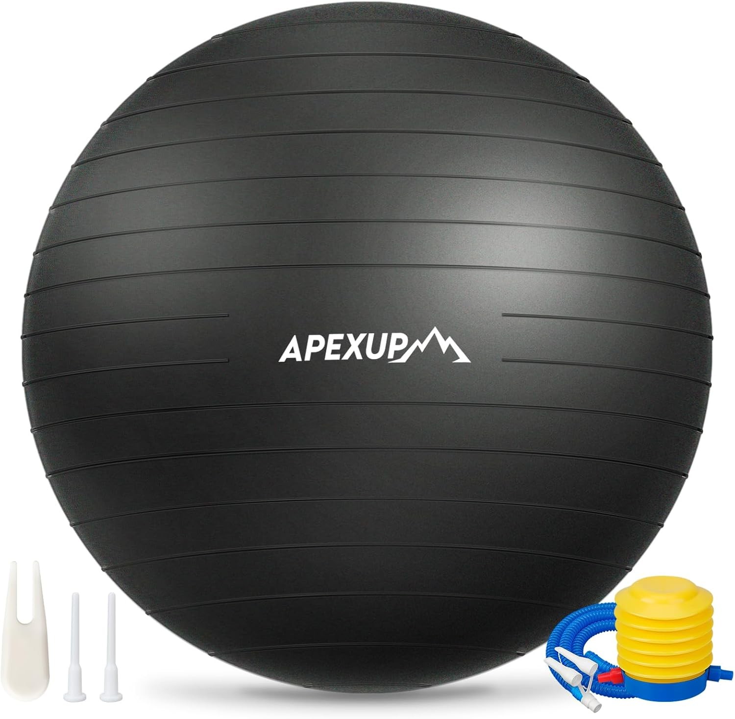 Yoga Ball Exercise Ball Anti Slip Heavy Duty for Fitness, Balance & Core