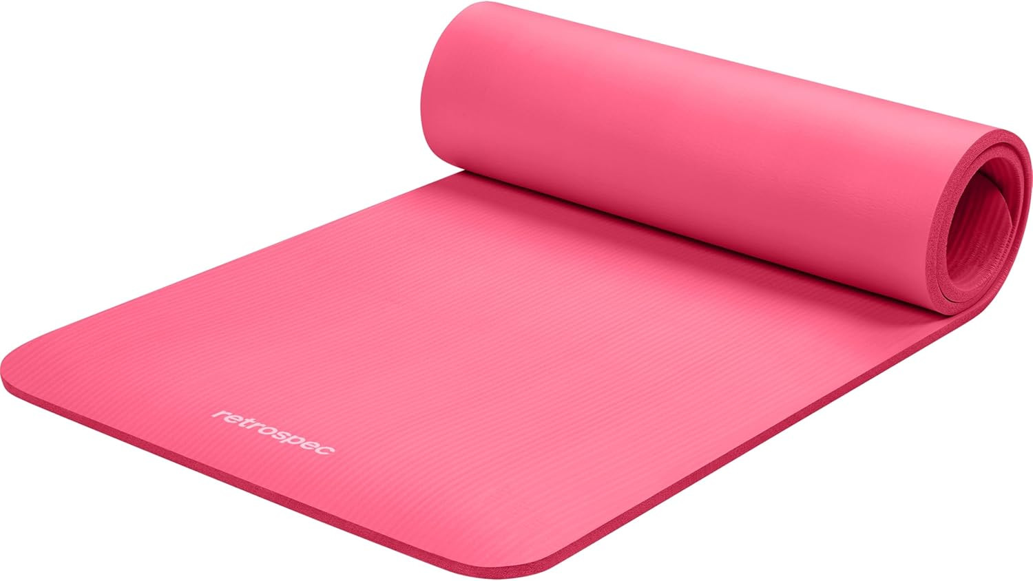Solana Yoga Mat Thick 1/2In Non-Slip Workout Mat with Nylon Strap – 72X24In Exer