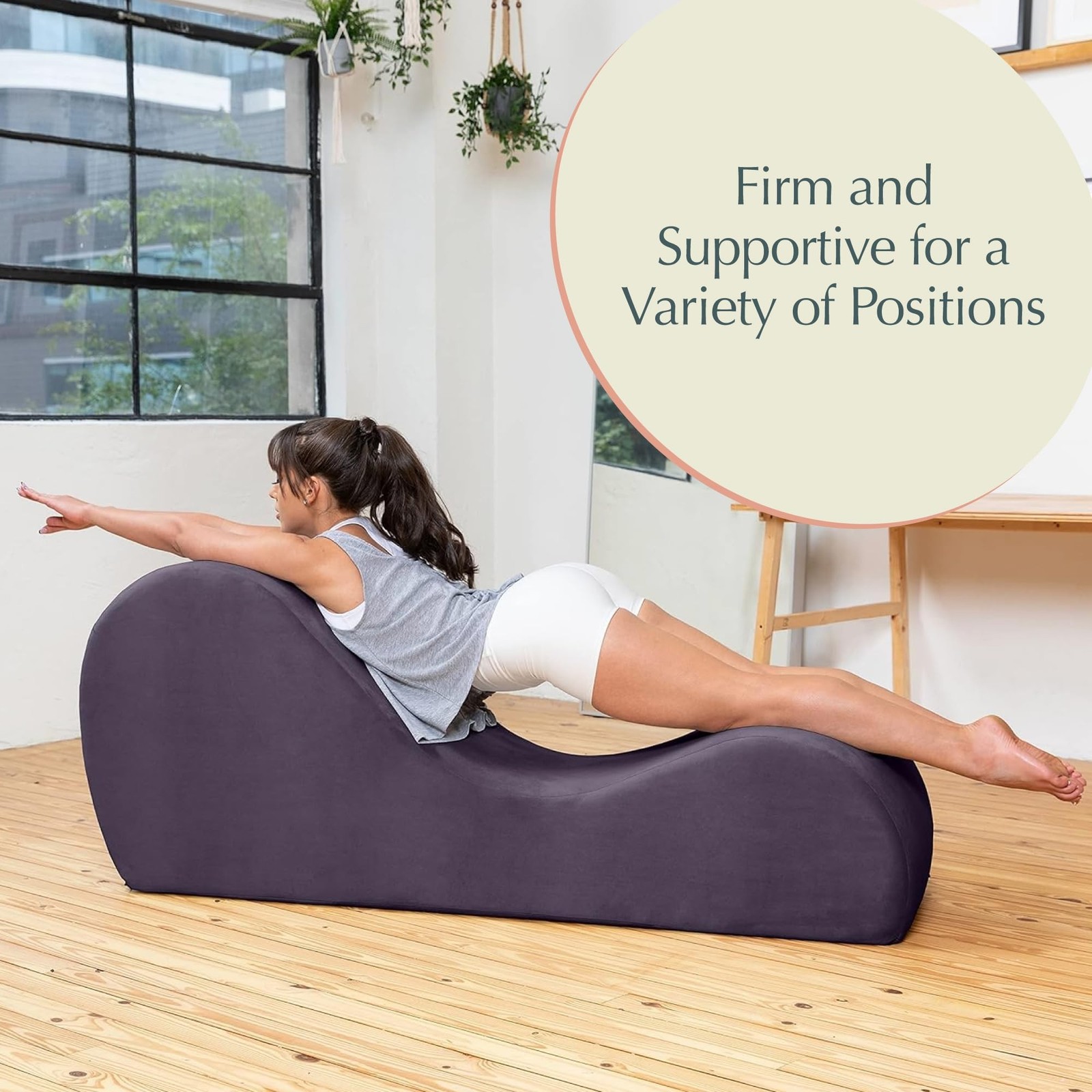 Avana Sleek Chaise Lounge for Yoga – Made in The USA – Great for Stretching, …