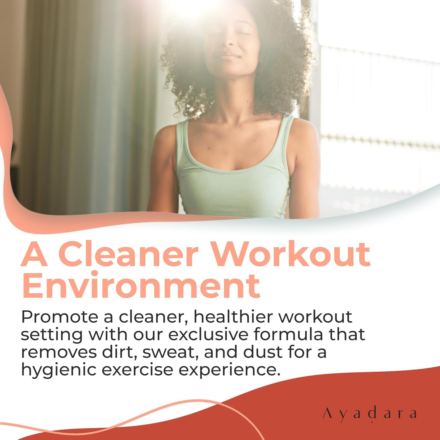 Yoga Mat Cleaner Spray, Cleaning Spray for Yoga Accessories, All Purpose Mat Spr
