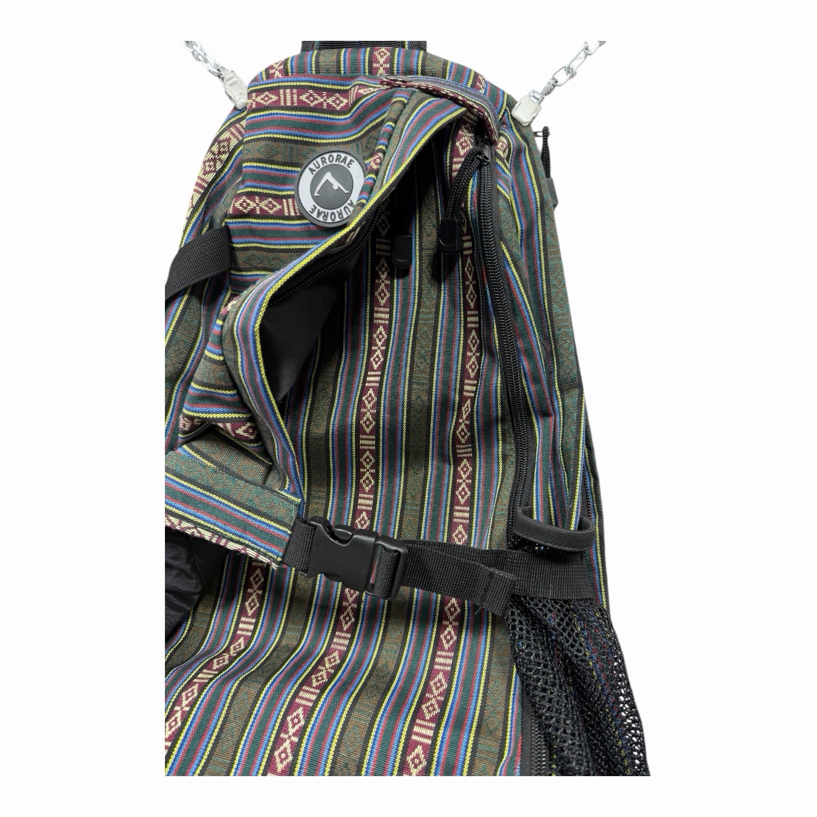 Aurorae Cross Body Sling BackPack Multicolored Yoga Mat Bag Holder