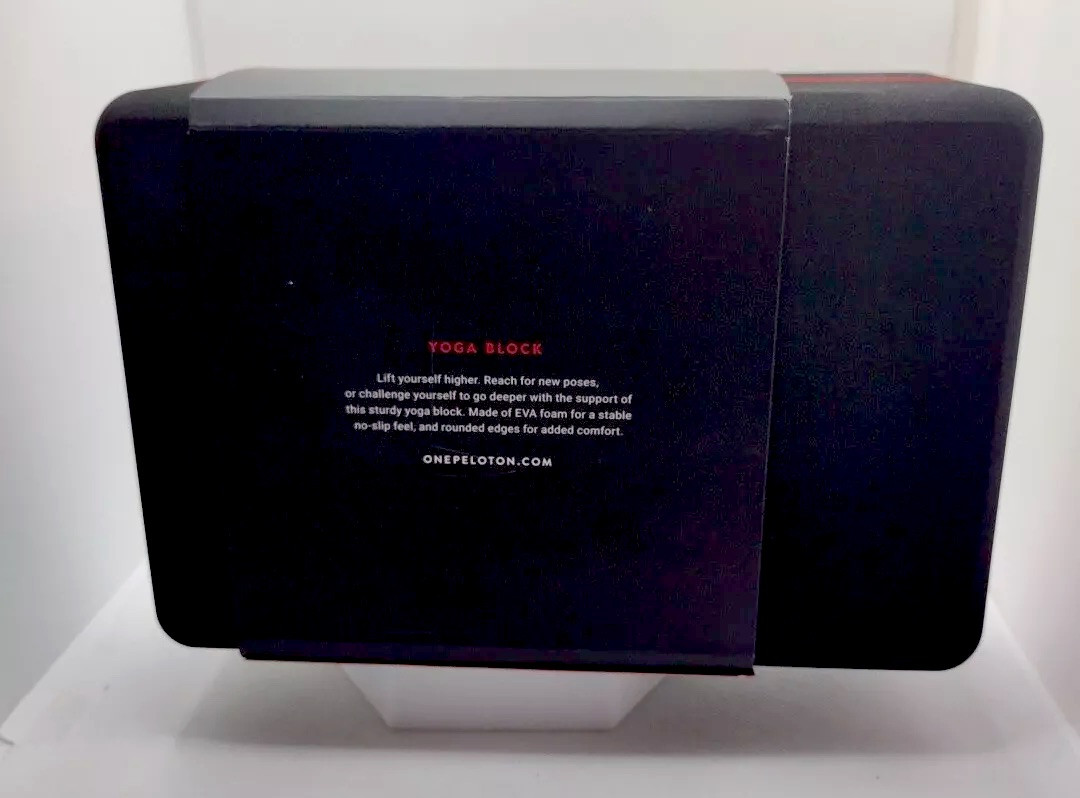 Peloton EVA Foam Yoga Block Sealed – Black – 9&Prime;X 6&Prime;X 4&Prime; — YG-BL-A-02 — New