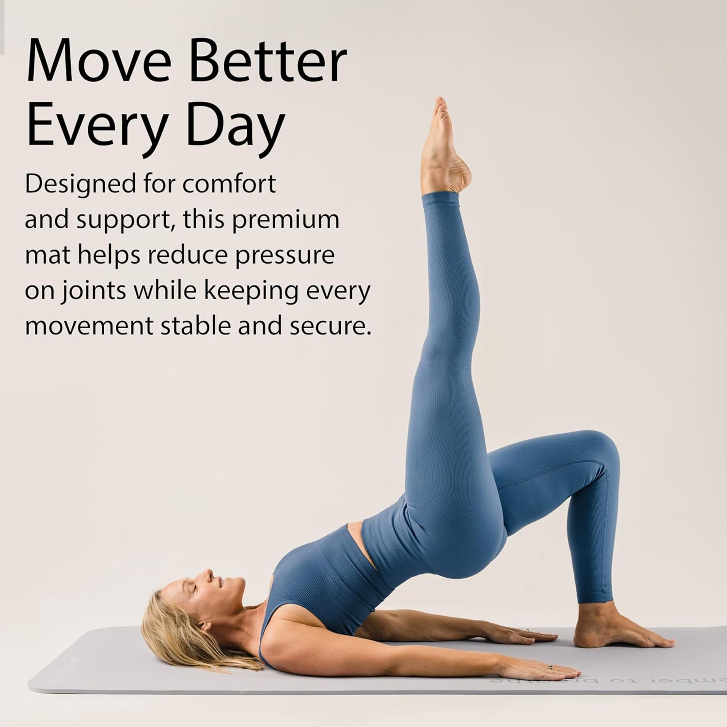 Non-Slip Pilates Yoga Mat – 6Ft x 26In, 6Mm, 8Mm, 10Mm Thickness Options