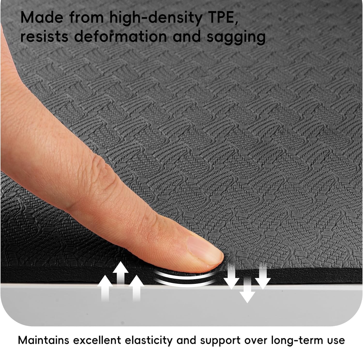 Extra Wide Yoga Mat 72&Prime; x 32&Prime;, 6mm Non Slip TPE Exercise Mat with Carrying