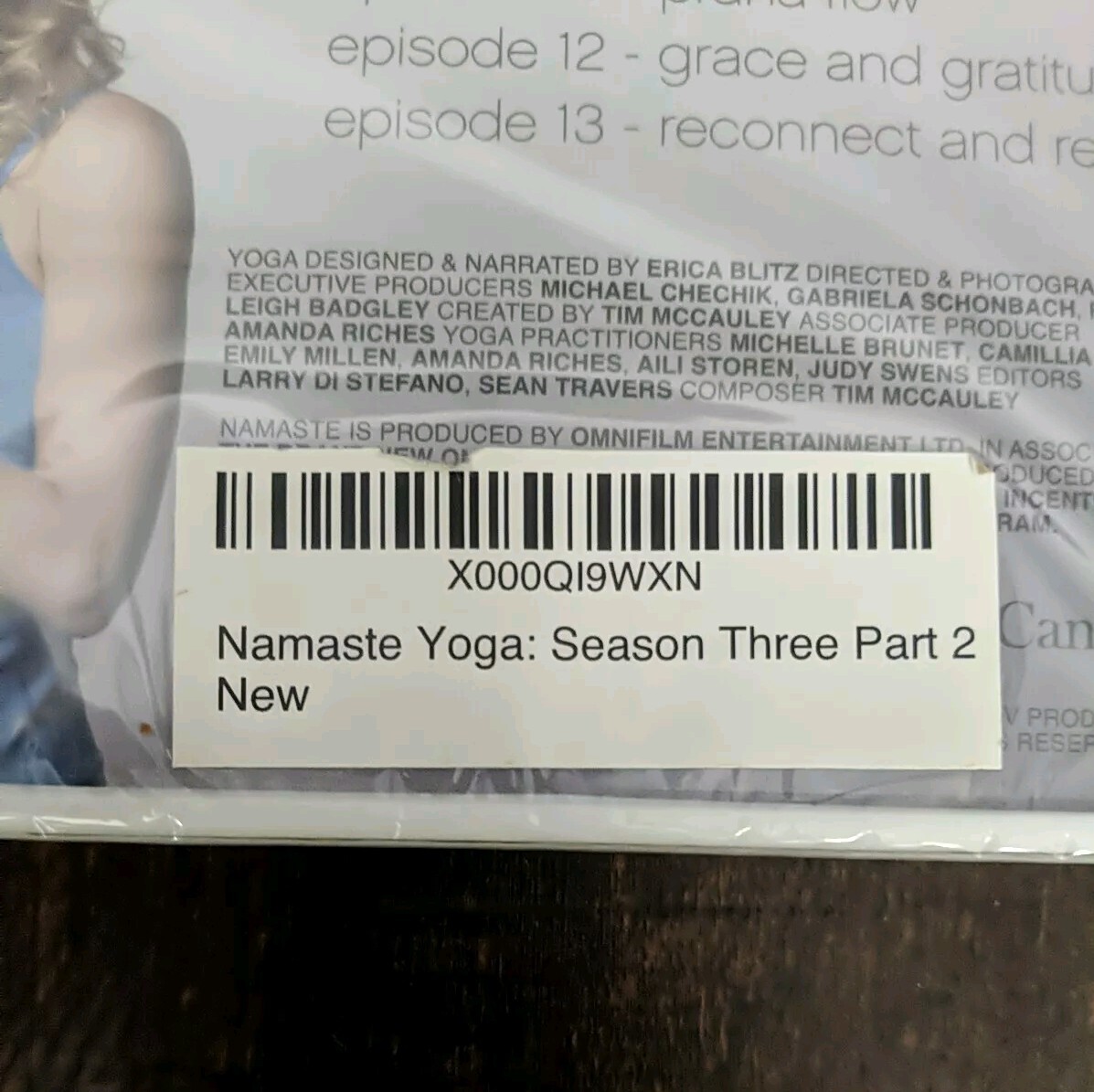 NAMASTE YOGA By ERICA BLITZ SEASON 3 PART 2 DVD BRAND NEW
