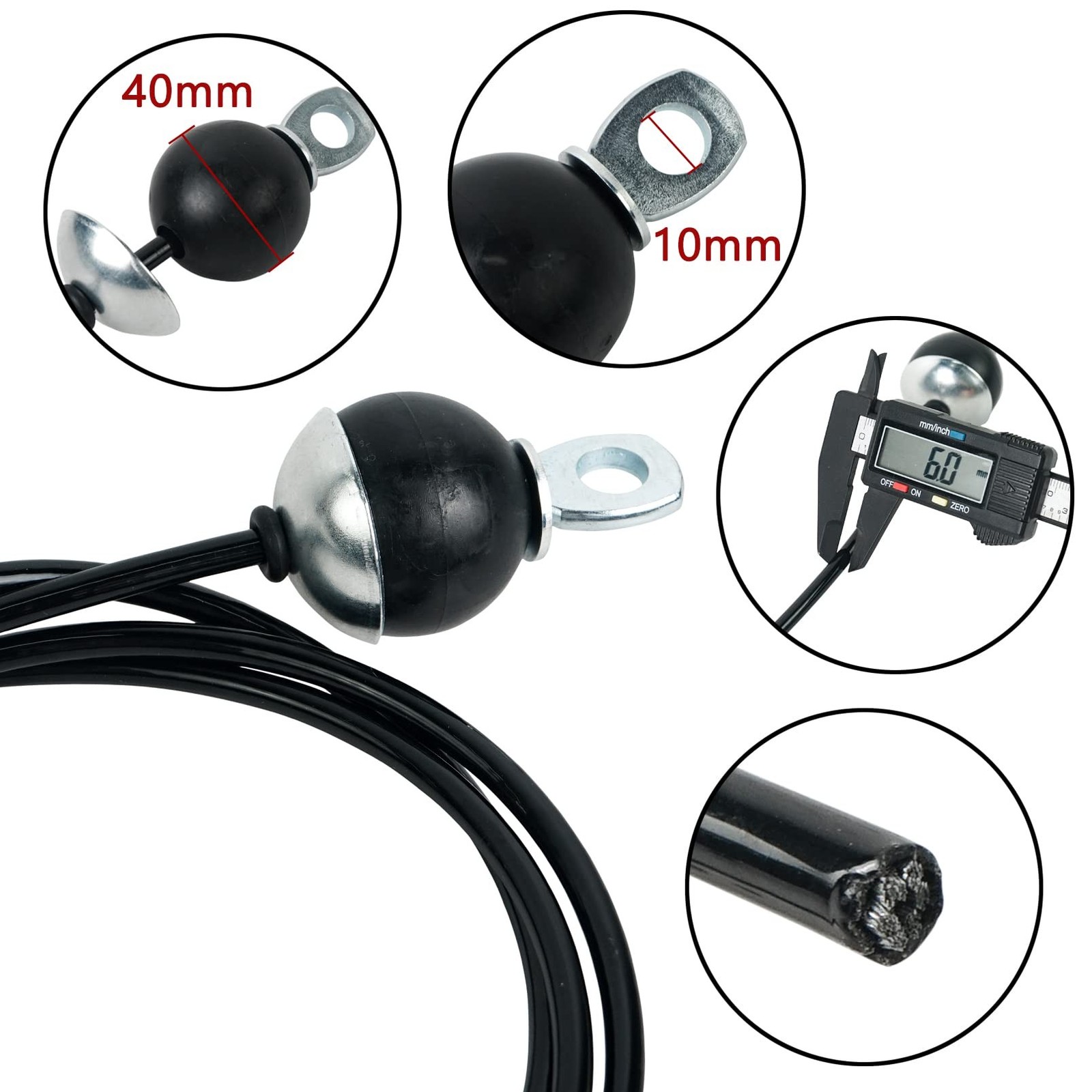 Luwint Fitness Pulley Cable Replacement, 79 » 118 » 157 » Adjustable Gym Cabl…