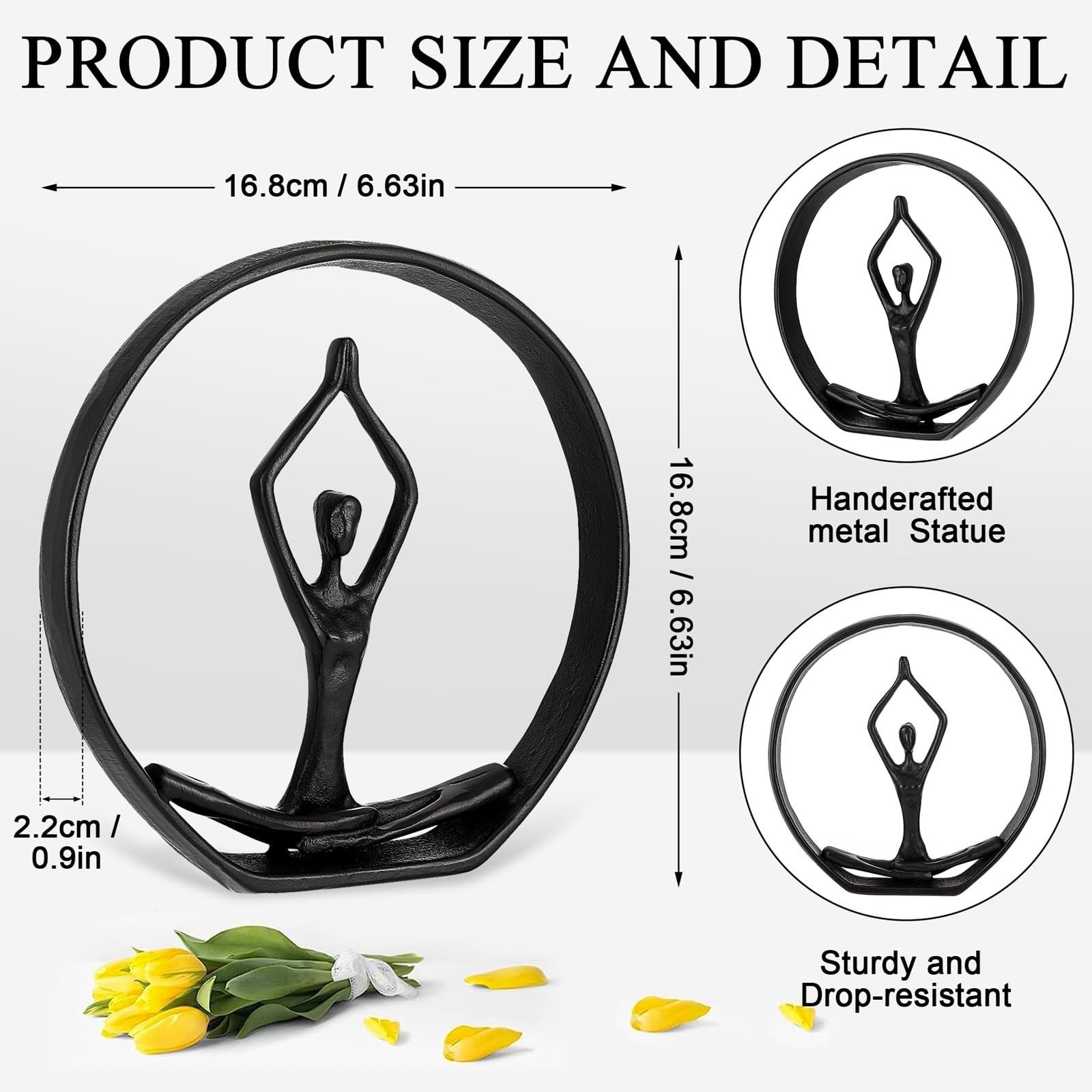 Gift for Yoga, Yoga Figurines and Statues, Meditation Yoga Pose Statue,Yoga S…