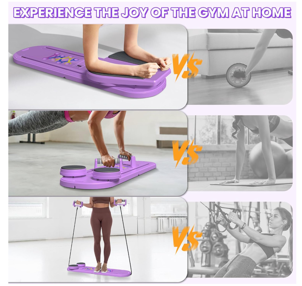 Pilates Board, Professional Foldable Pilates Reformer Board for Full Body – NEW