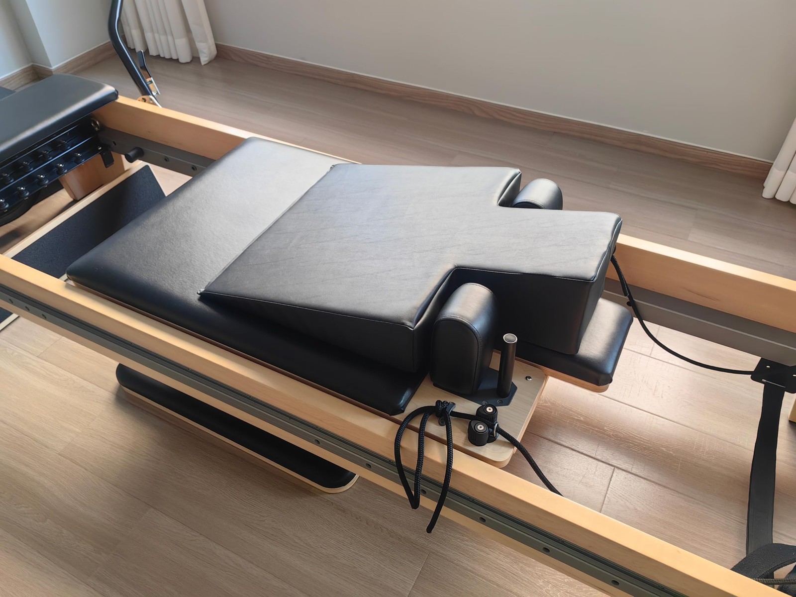Large Upholstered Wedge, Exercise Equipment for Pilates Reformer, Workout Pad…