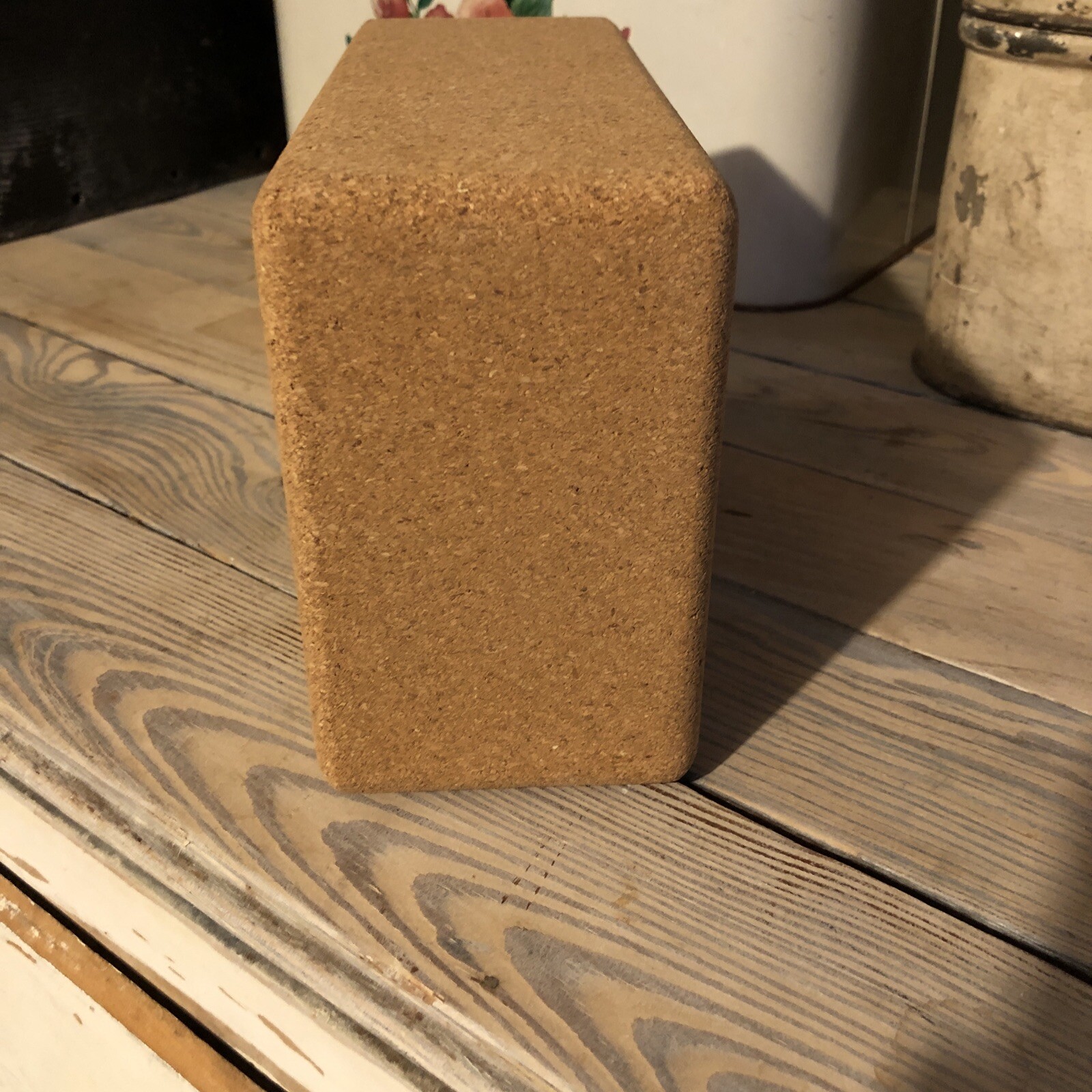 Hugger Mugger Solid Cork Yoga Block New With Out Tags
