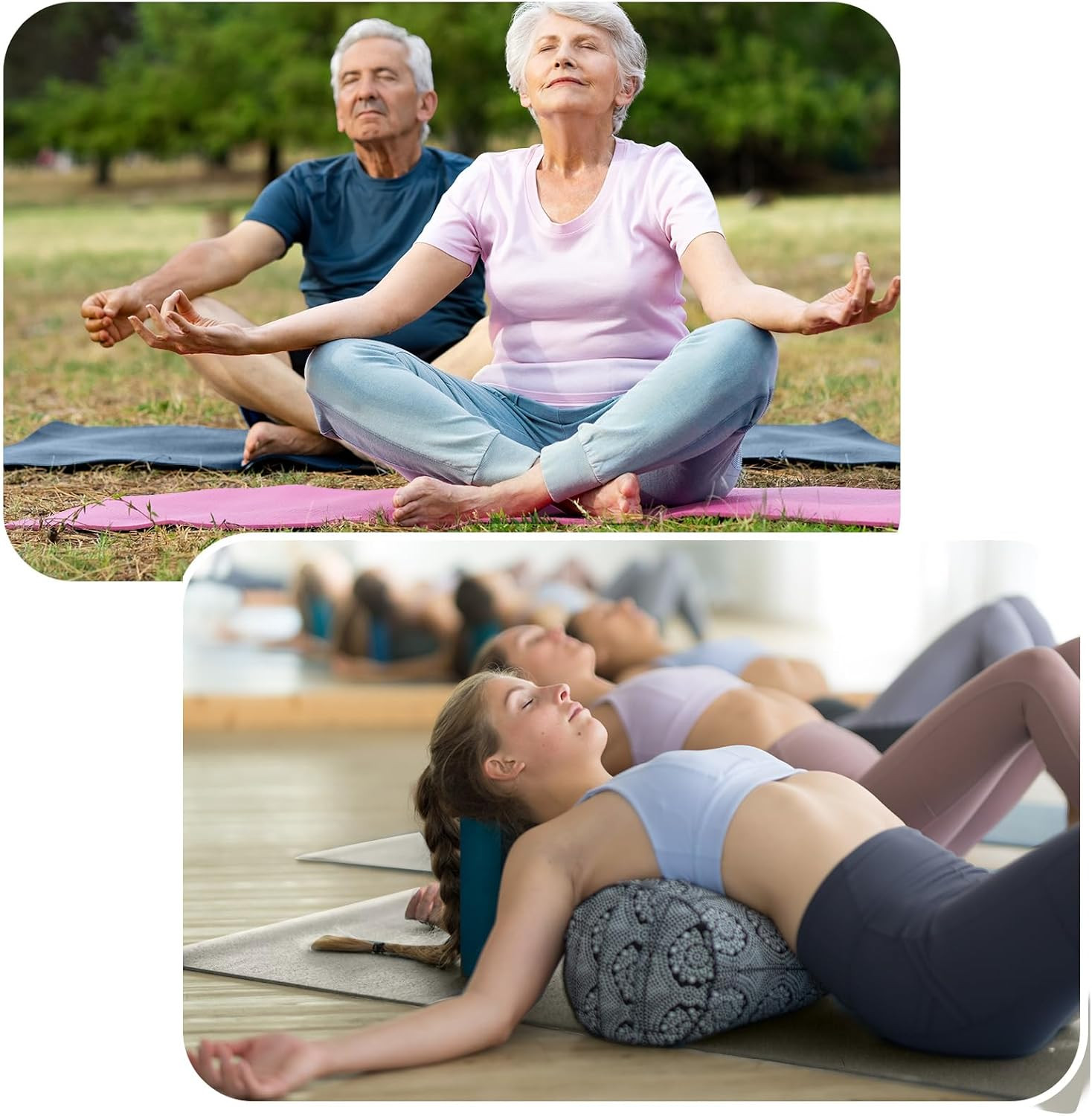3 Pack 26&Prime;X73&Prime; Hot Yoga Mat Towel Pack Non-Slip Yoga Mat Gym Sweat Absorbent Mic