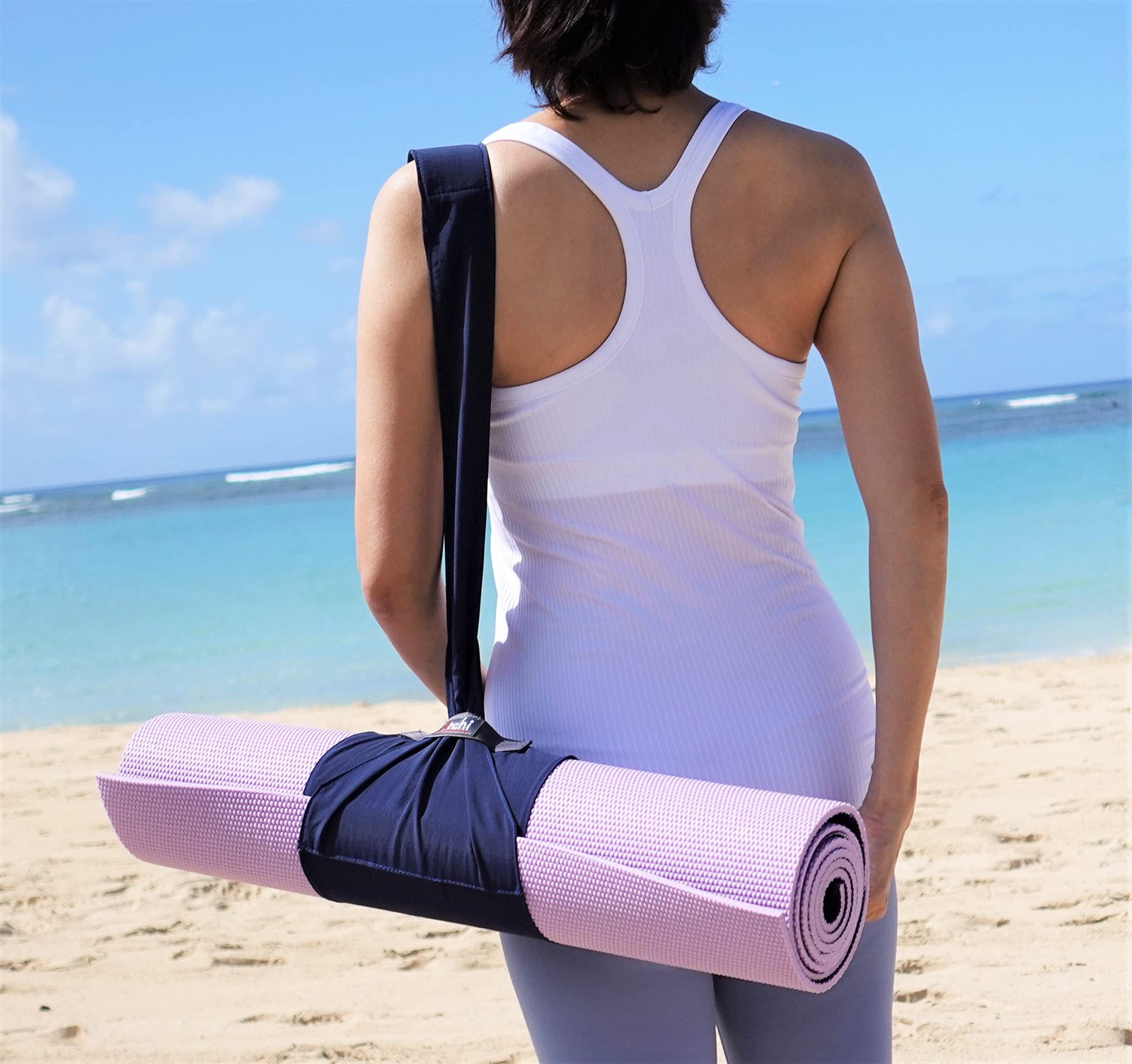 Foldable Yoga Mat Carrier – Put On and Take Off Instantly – Patented Innovati…